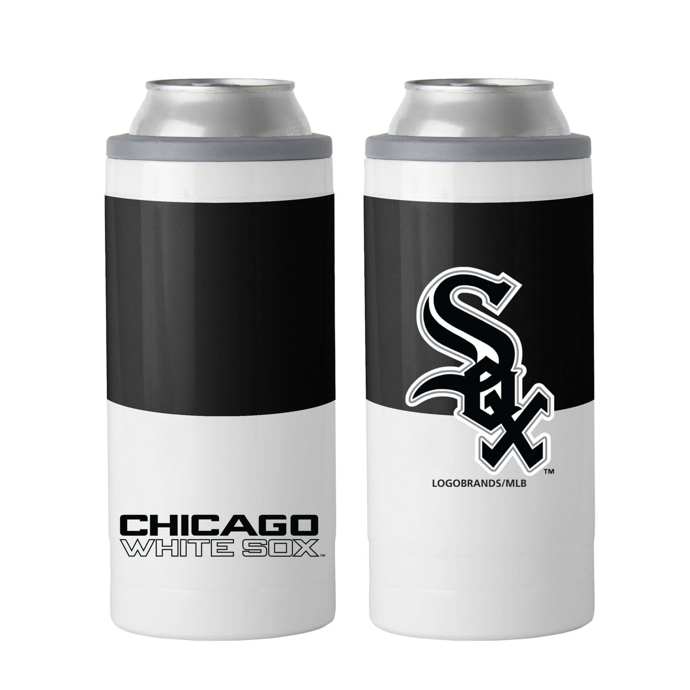 Chicago White Sox 12oz Colorblock Slim Can Coolie - Logo Brands