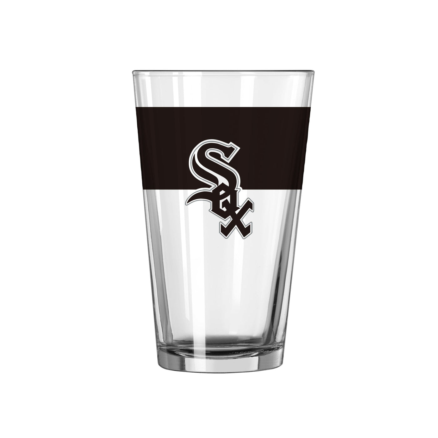Chicago White Sox 16oz Colorblock Pint Glass - Logo Brands