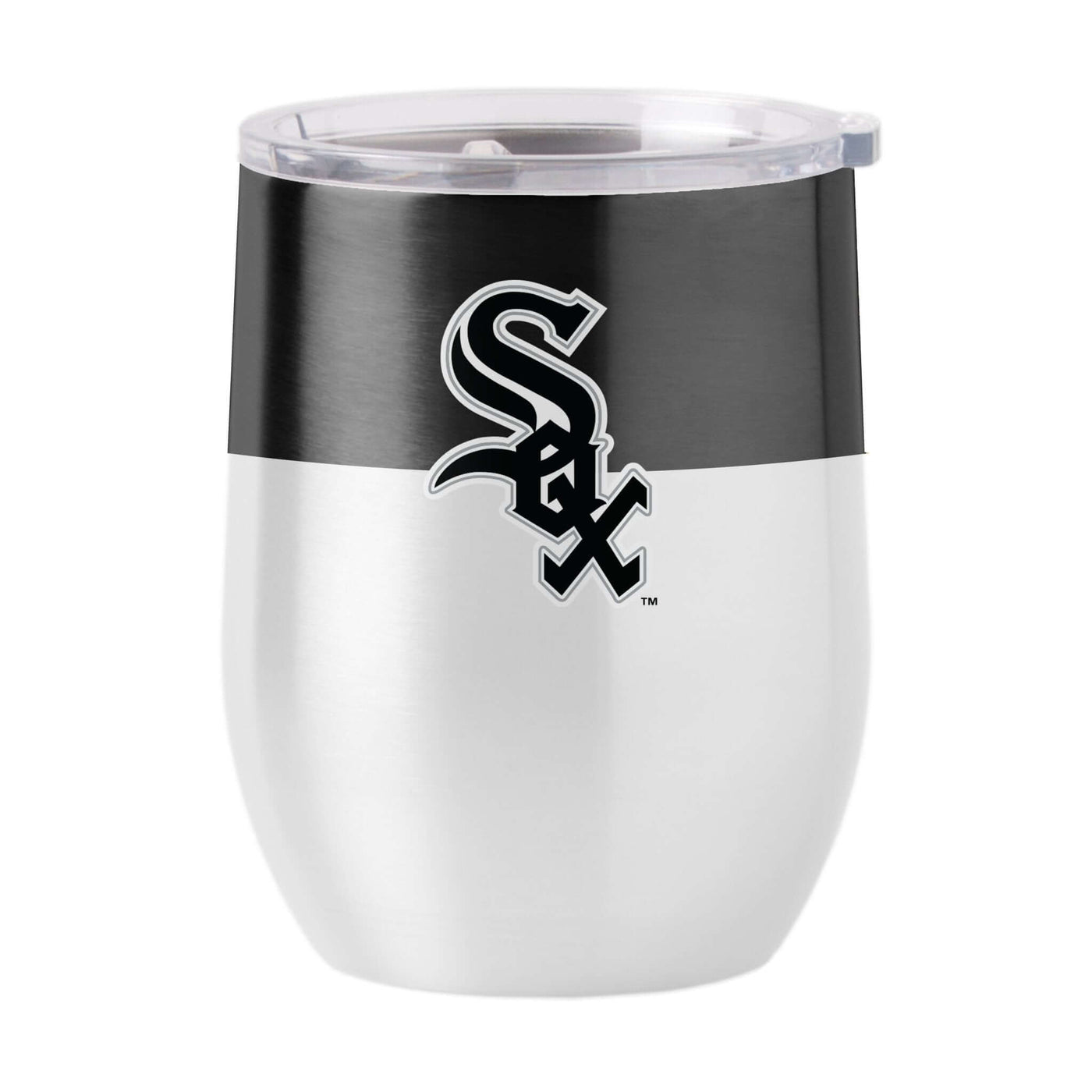 Chicago White Sox 16oz Colorblock Stainless Curved Beverage - Logo Brands