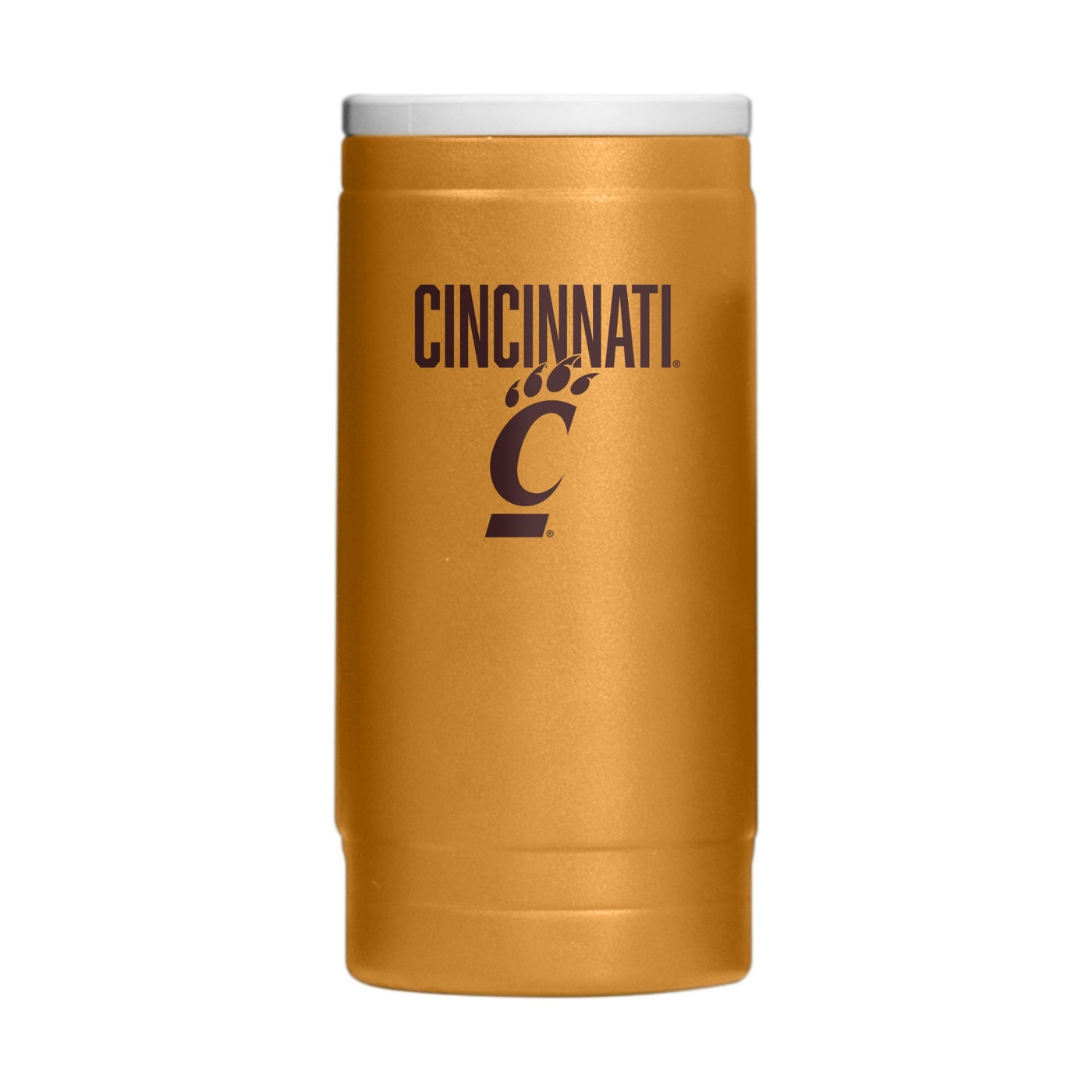 Cincinnati 12oz Huddle Powdercoat SlimCan Coolie - Logo Brands