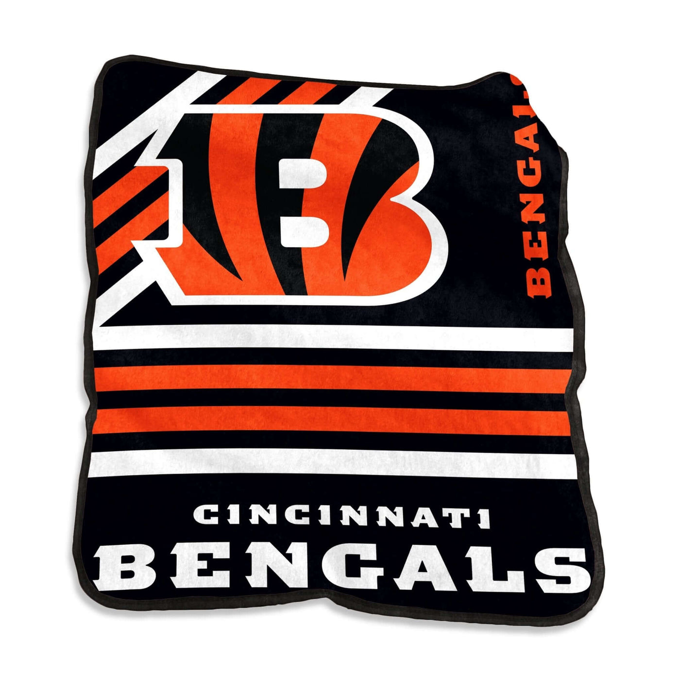 Cincinnati Bengals Raschel Throw - Logo Brands