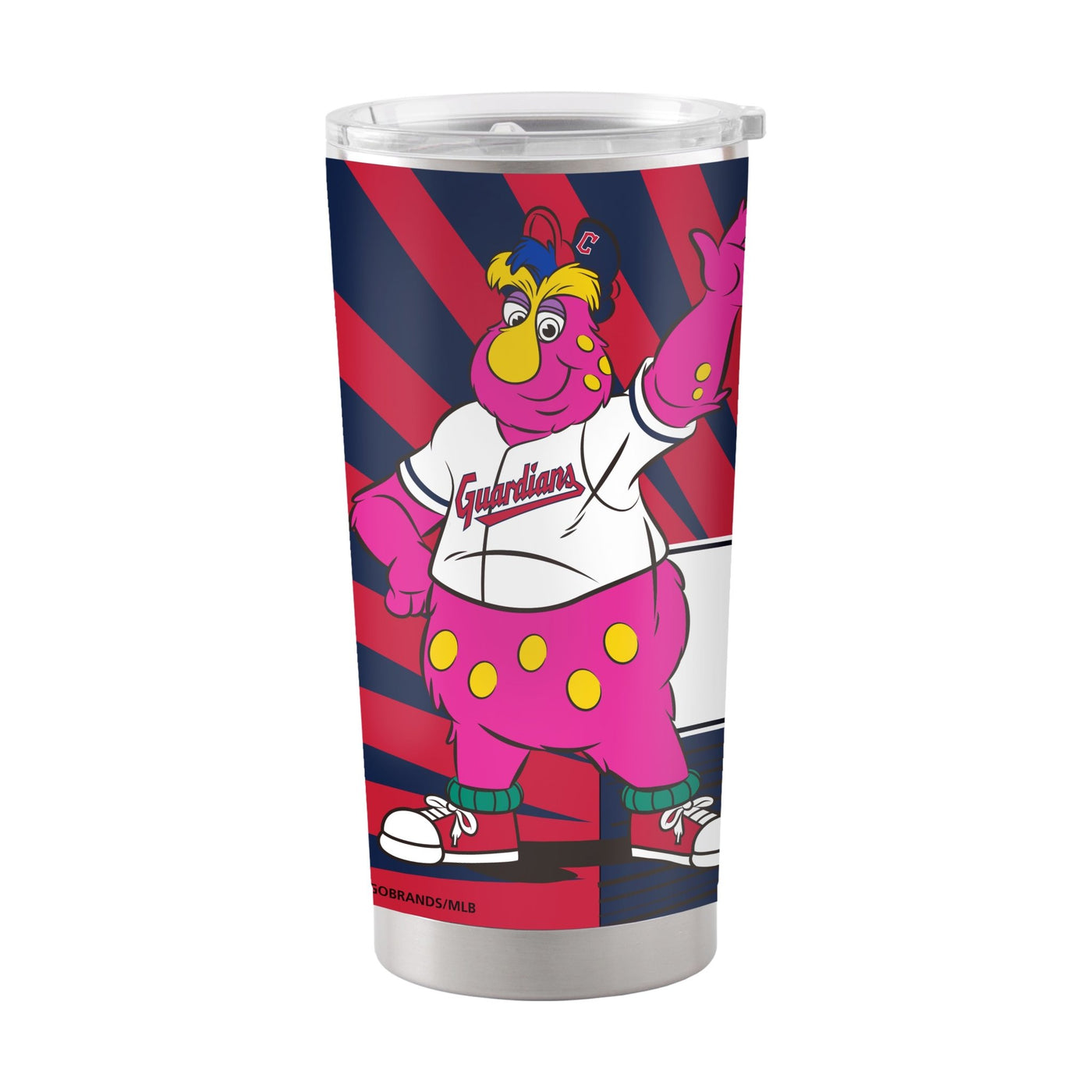 Cleveland Guardians 20oz Mascot Stainless Steel Tumbler - Logo Brands