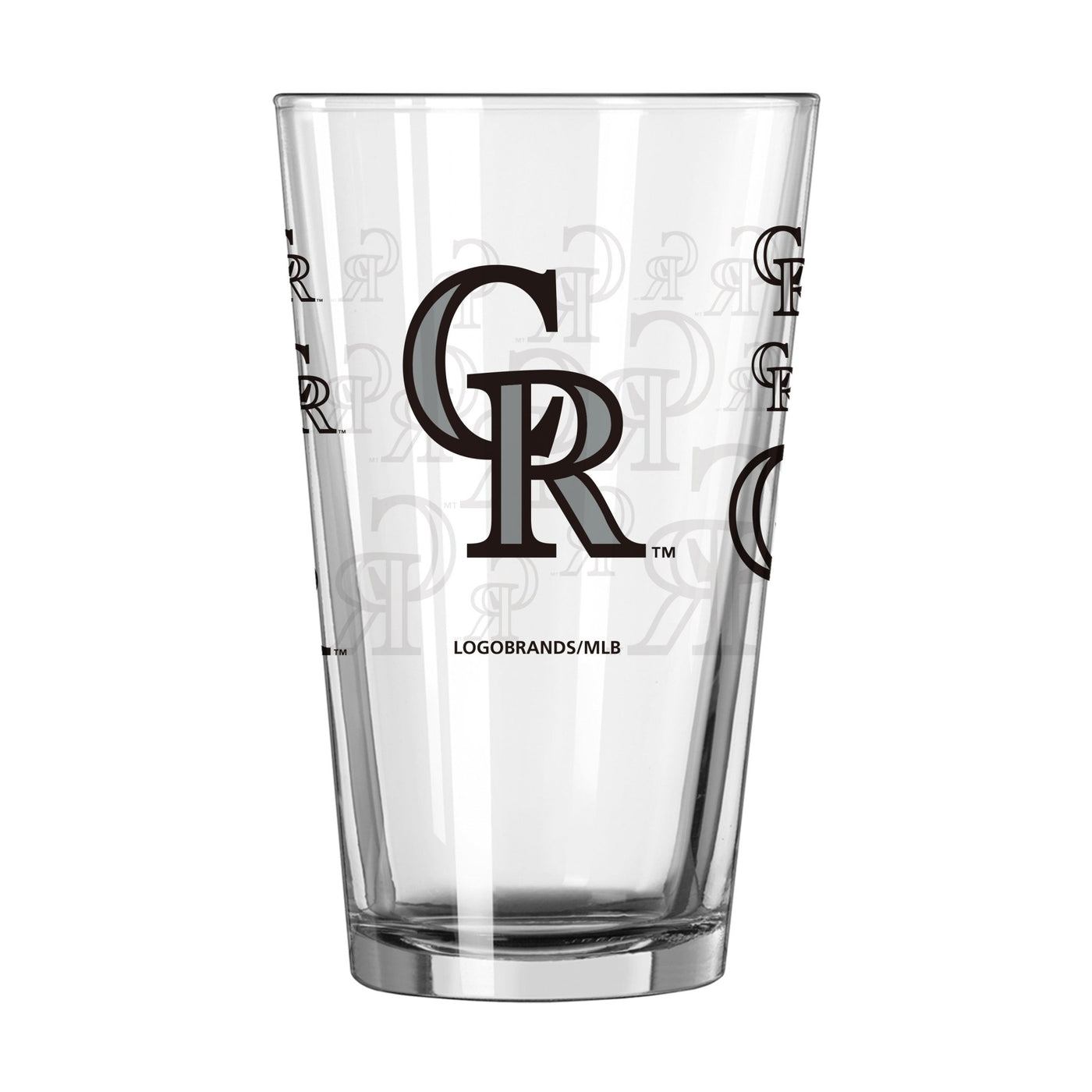 Colorado Rockies 16oz Scatter Pint Glass - Logo Brands
