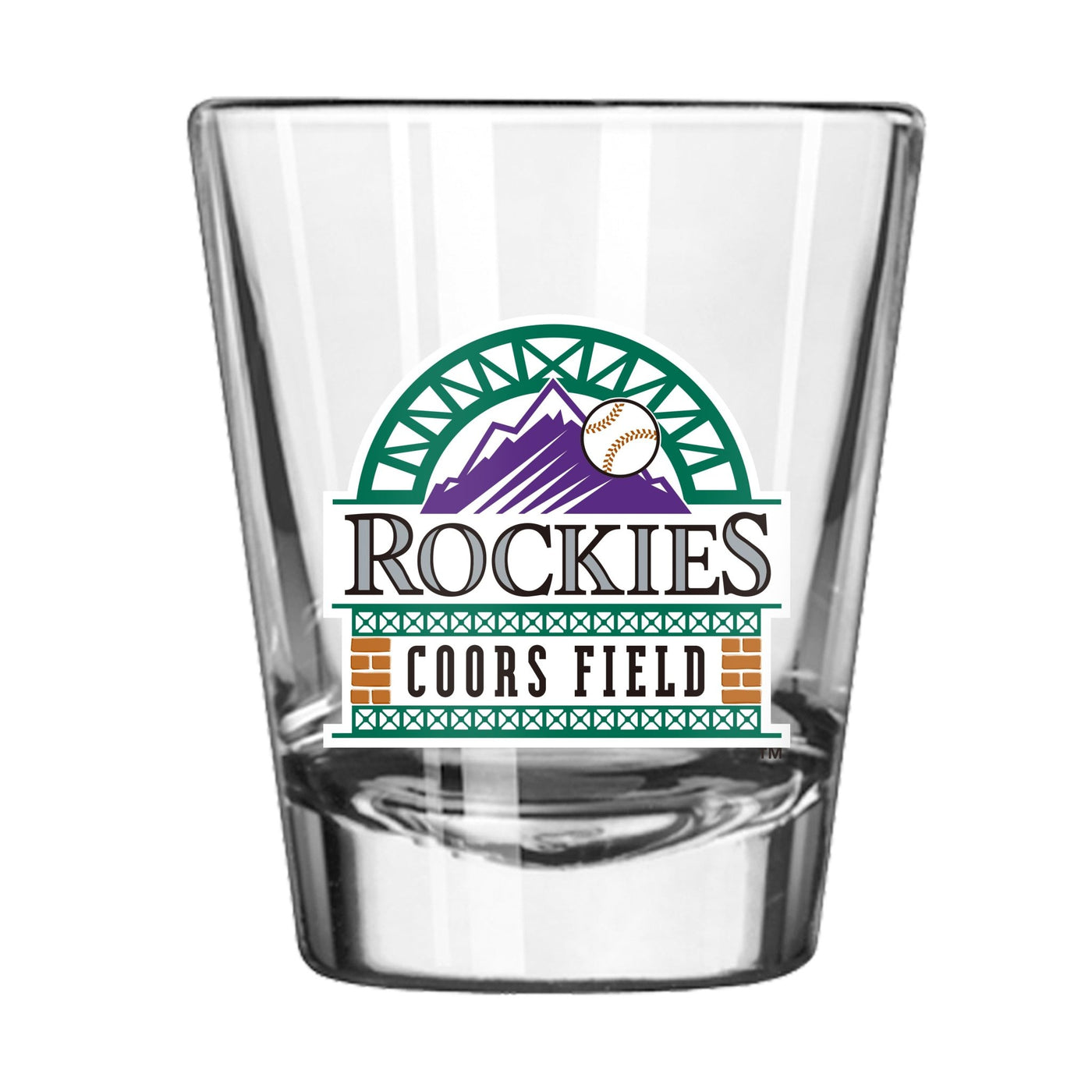 Colorado Rockies 2oz Coors Field Shot Glass - Logo Brands