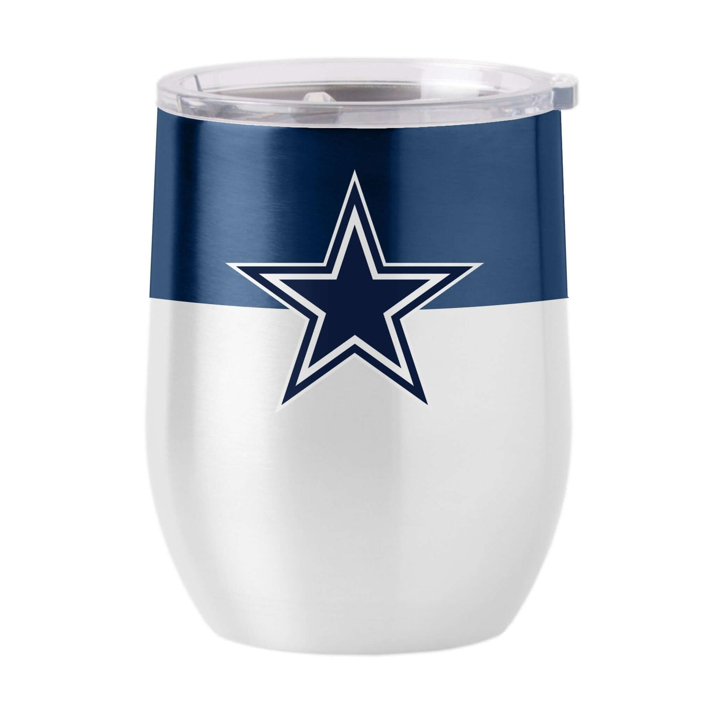 Dallas Cowboys 16oz Colorblock Stainless Curved Beverage - Logo Brands