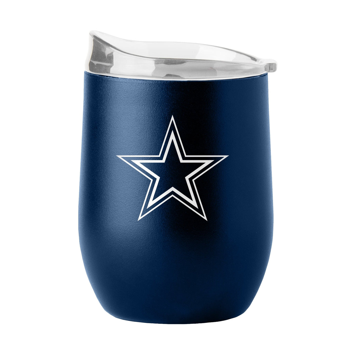 Dallas Cowboys 16oz Flipside Powder Coat Curved Beverage - Logo Brands