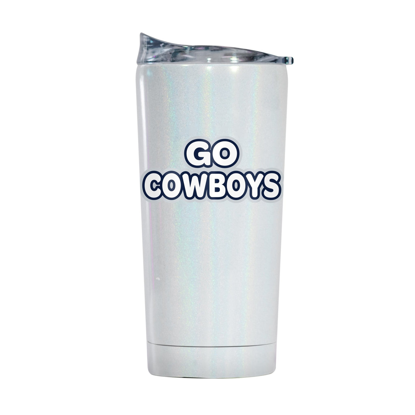 Dallas Cowboys 20oz Bubble Iridescent Tumbler - Logo Brands