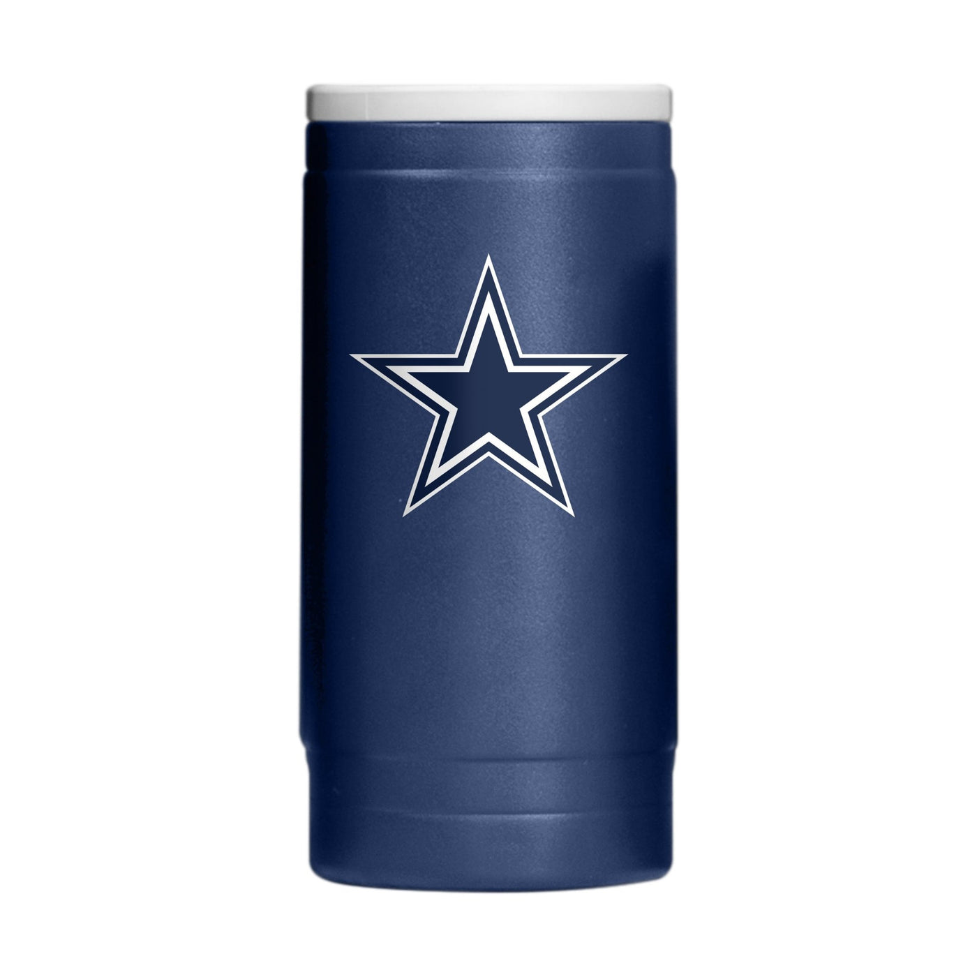 Dallas Cowboys Flipside Powder Coat Slim Can Coolie - Logo Brands