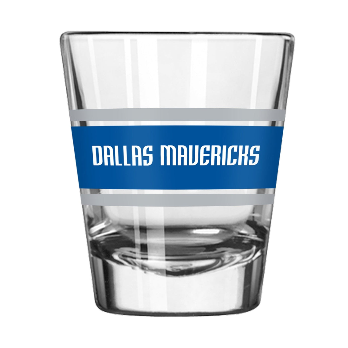 Dallas Mavericks 2oz Stripe Shot Glass - Logo Brands