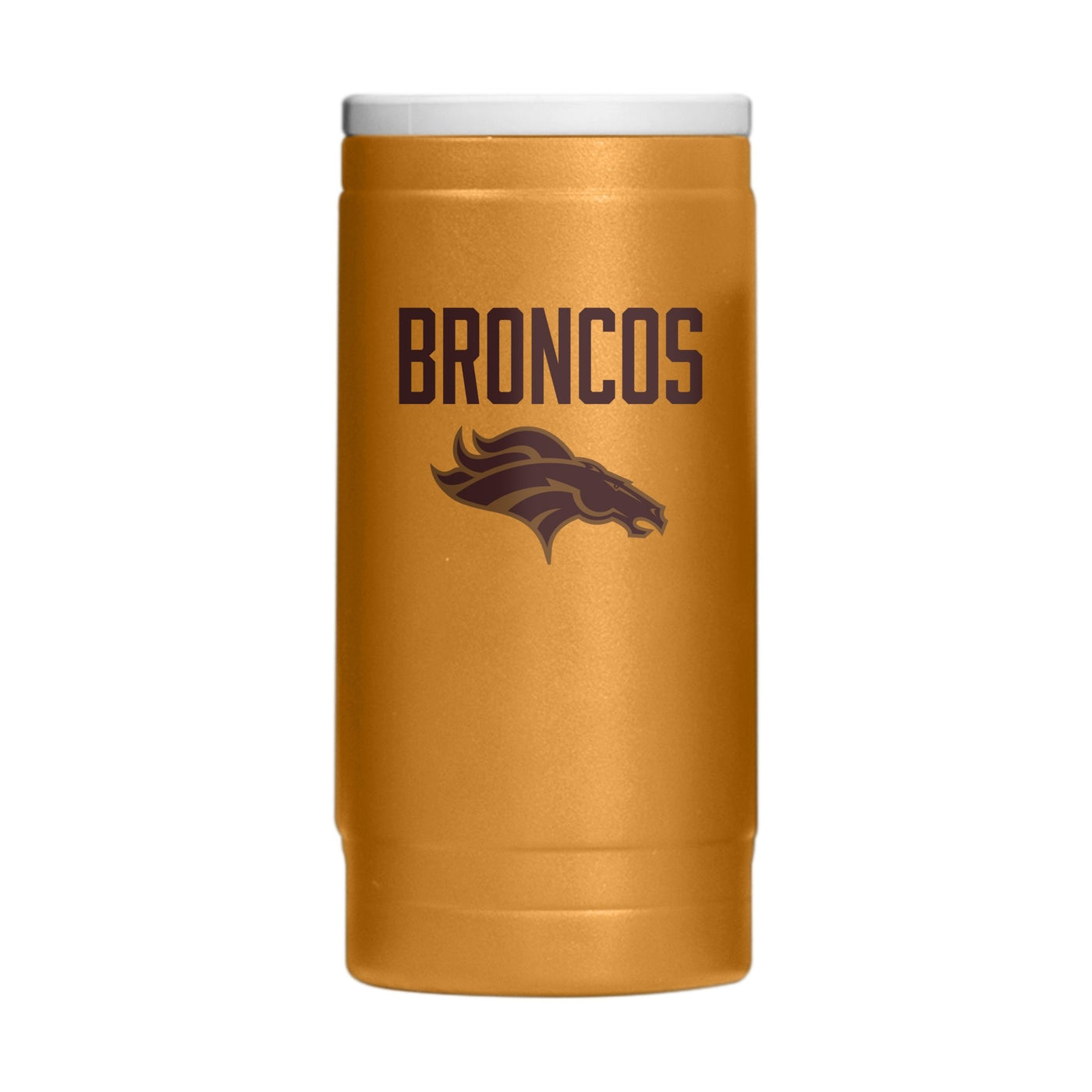 Denver Broncos Huddle Powder Coat Slim Can Coolie - Logo Brands