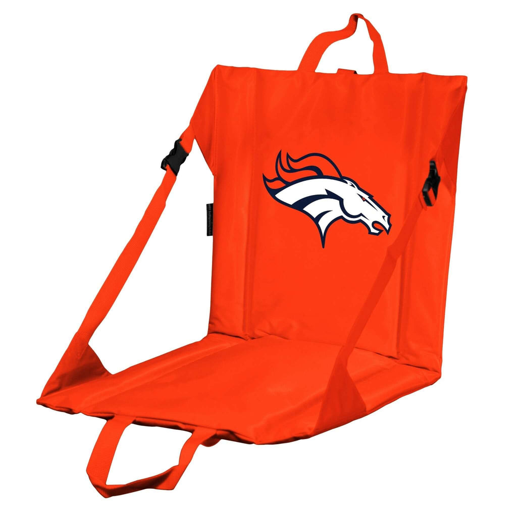 Logo Brands Denver Broncos 12-in x 14.5 Polyester Bleacher Seat at