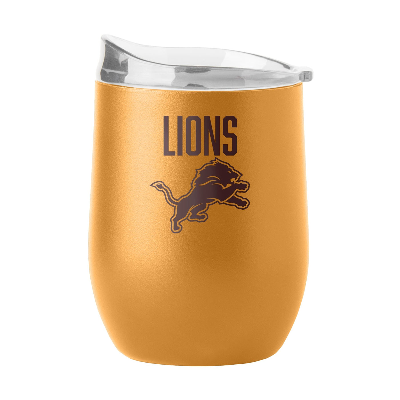 Detroit Lions 16oz Huddle Powder Coat Curved Beverage - Logo Brands