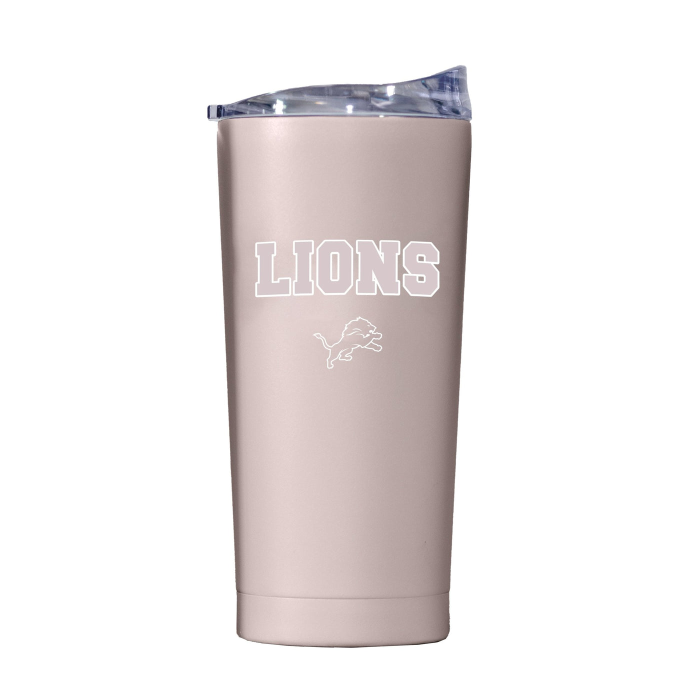 Detroit Lions 20oz Stencil Powder Coat Tumbler - Logo Brands