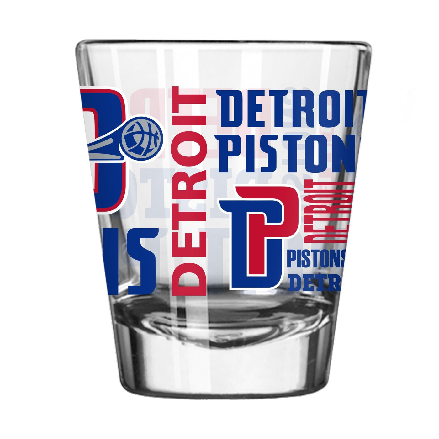 Detroit Pistons 2oz Spirit Shot Glass - Logo Brands