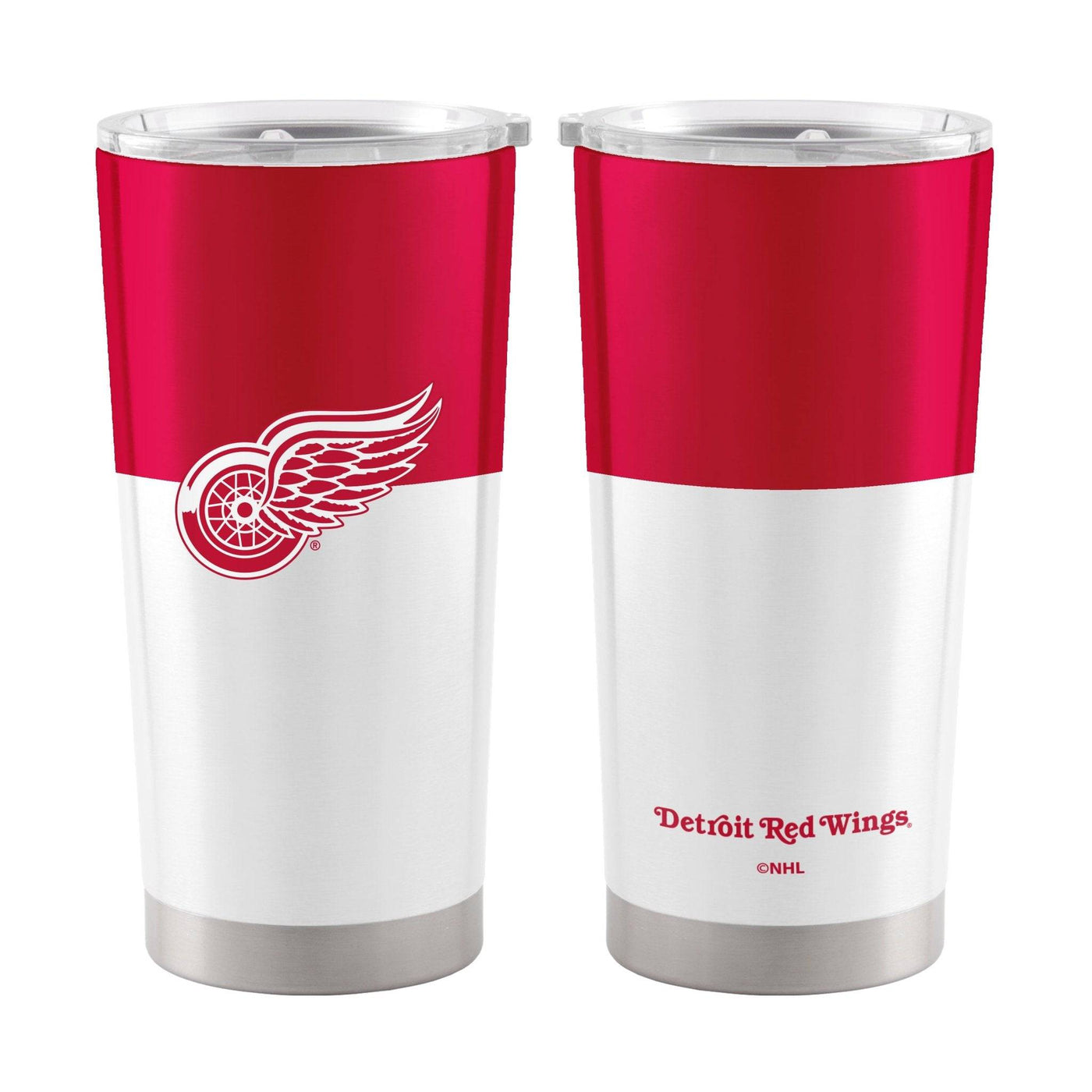 Detroit Red Wings 20oz Colorblock Stainless Tumbler - Logo Brands
