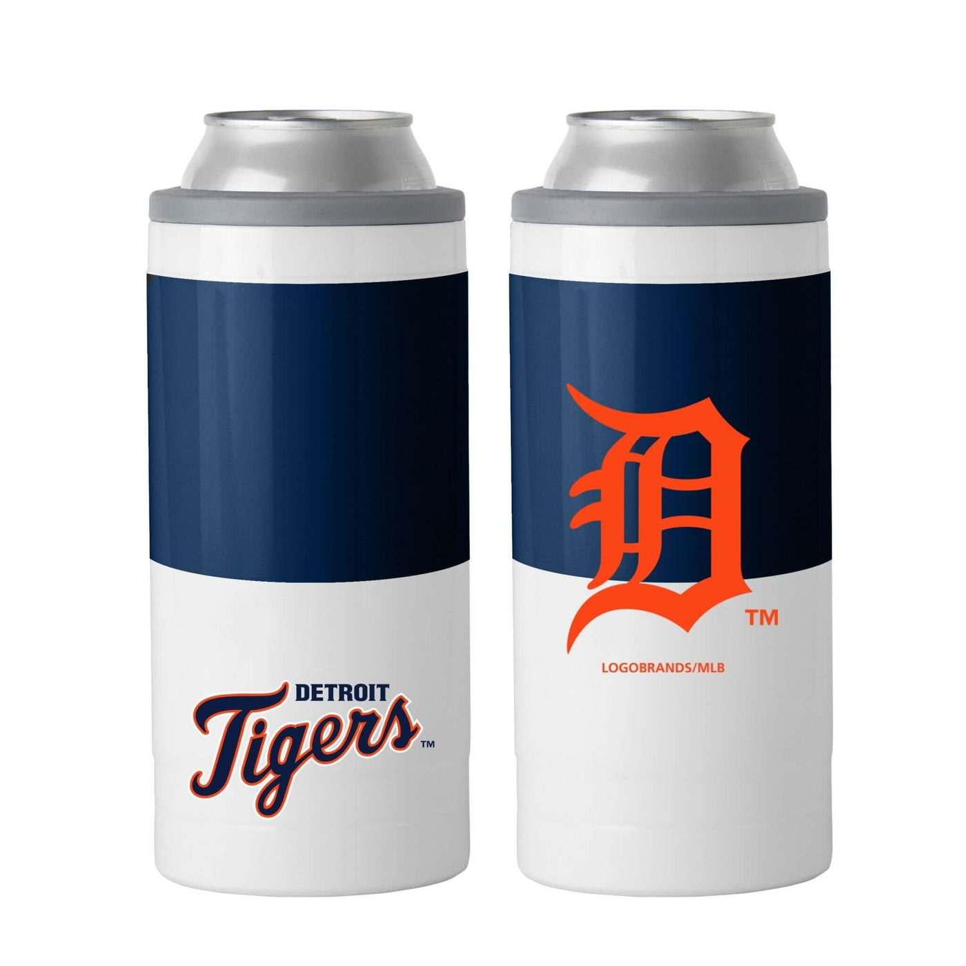 Detroit Tigers 12oz Colorblock Slim Can Coolie - Logo Brands