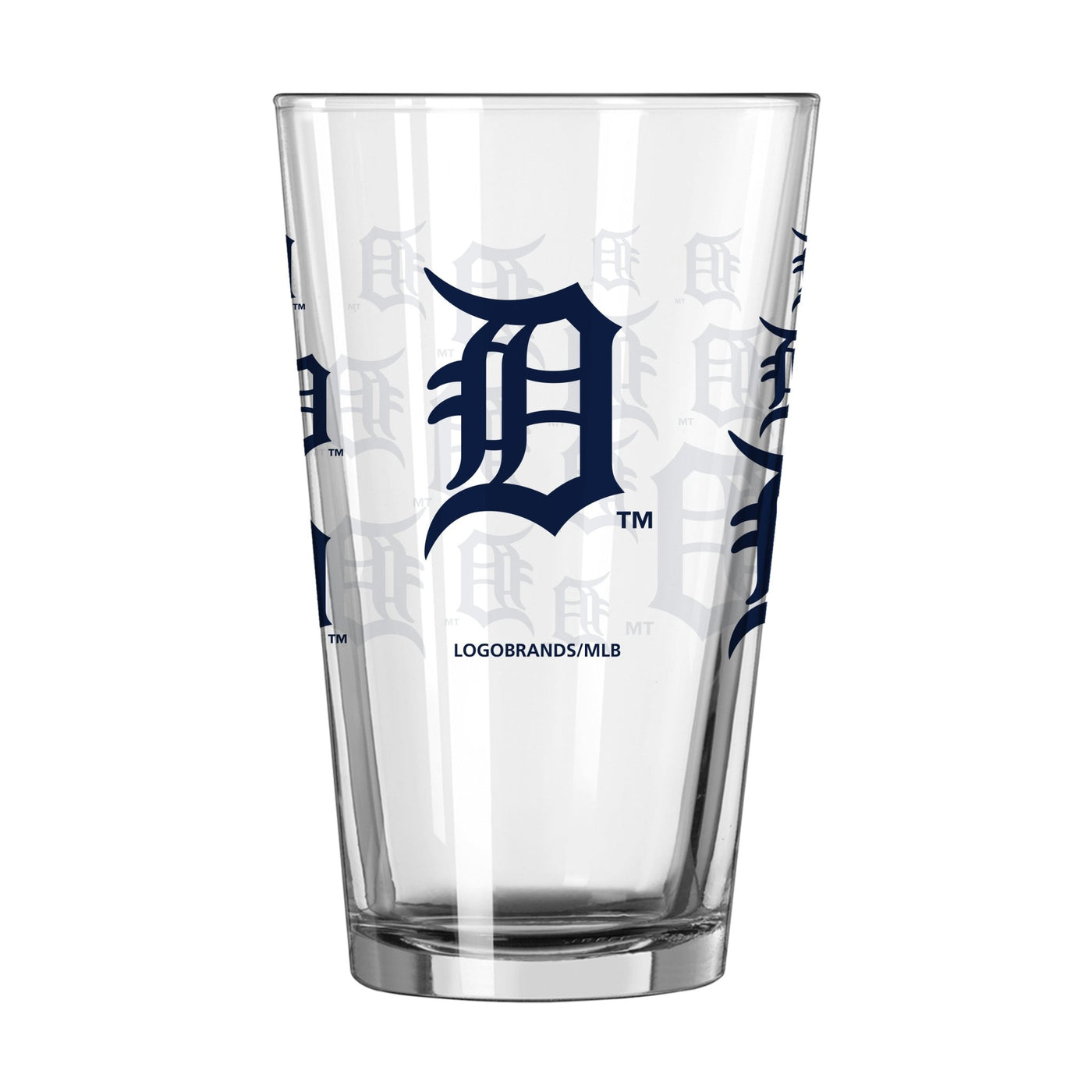 Detroit Tigers 16oz Scatter Pint Glass - Logo Brands
