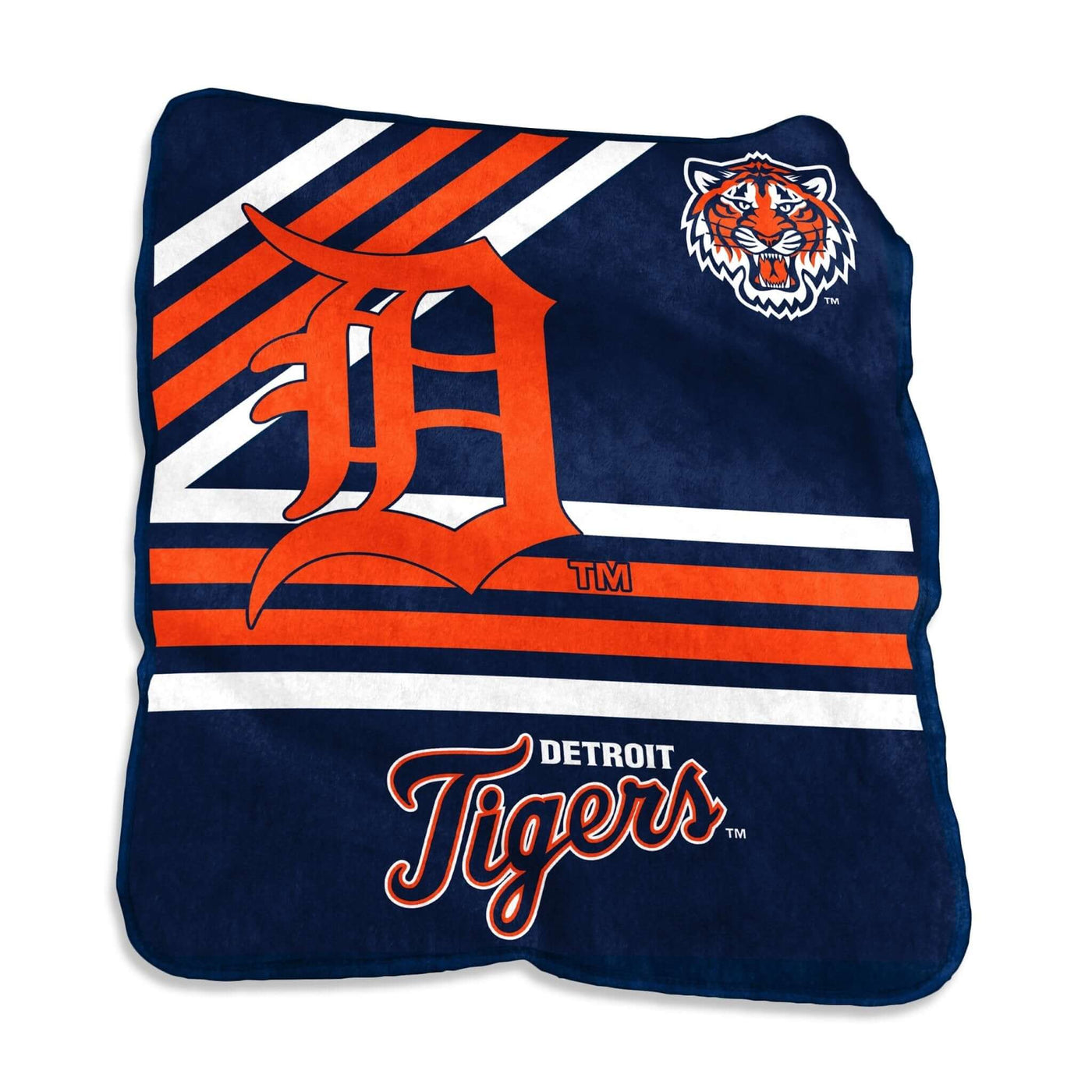 Detroit Tigers Raschel Throw - Logo Brands