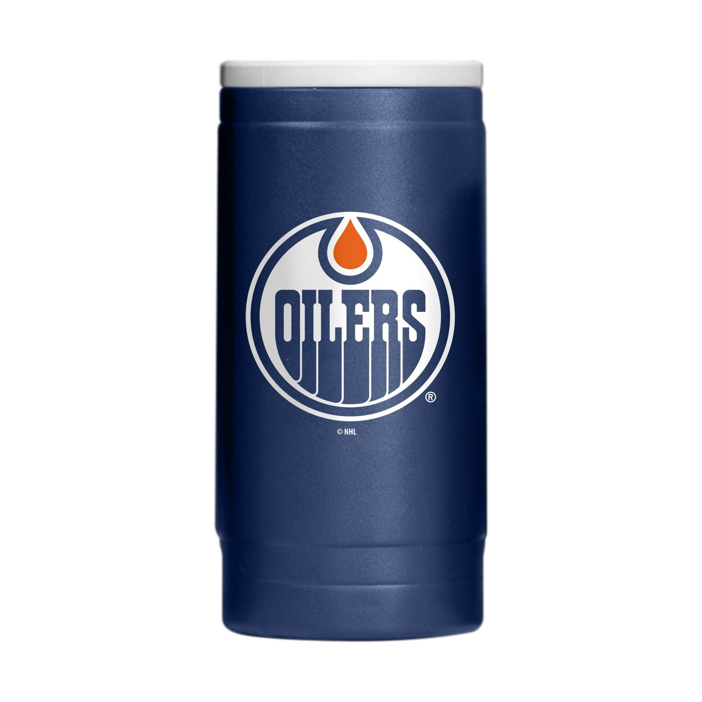 Edmonton Oilers 12oz Flipside Powdercoat SlimCan Coolie - Logo Brands