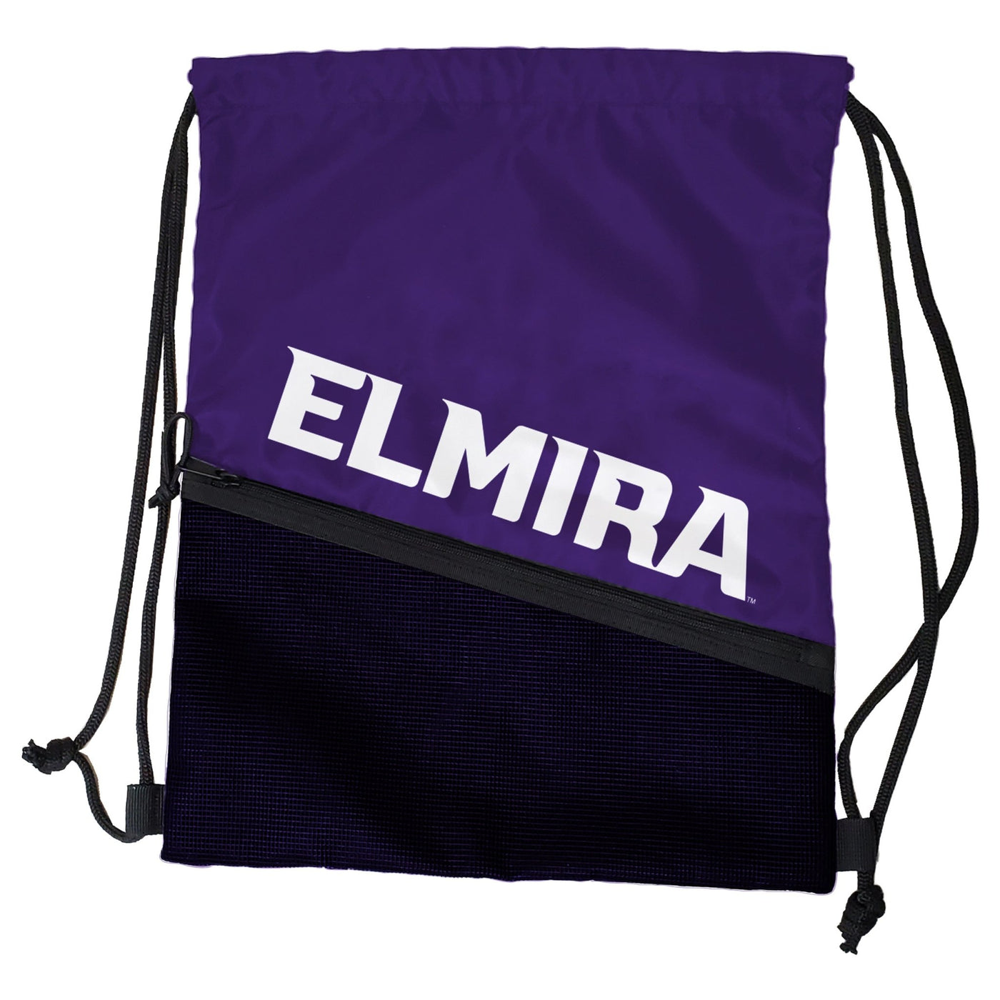 Elmira College Purple Tilt Backsack - Logo Brands