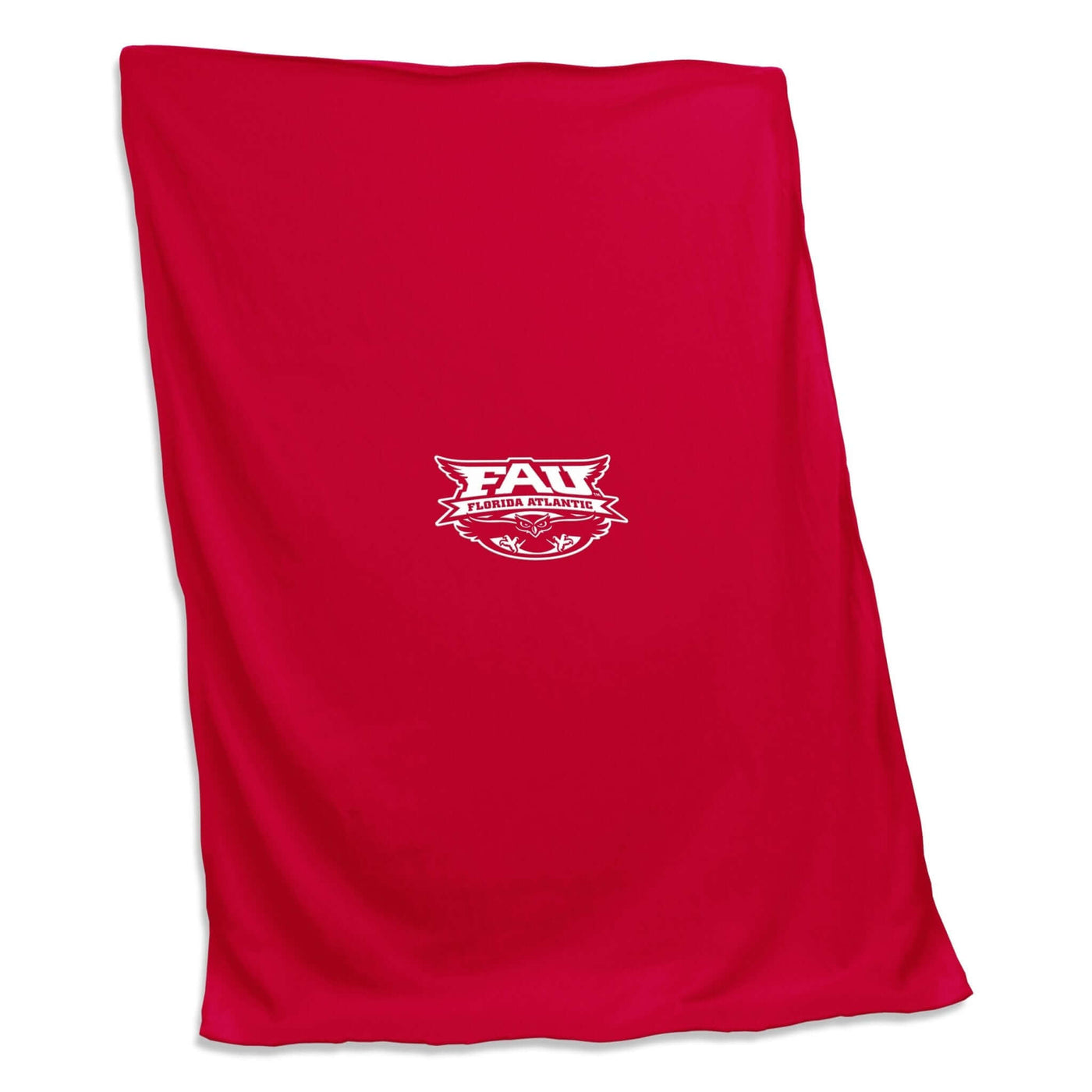 FL Atlantic Red Sweatshirt Blanket (Screened) - Logo Brands