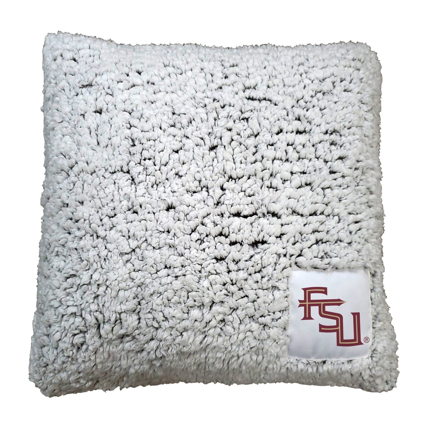 FL State Stacked Logo Frosty Throw Pillow - Logo Brands