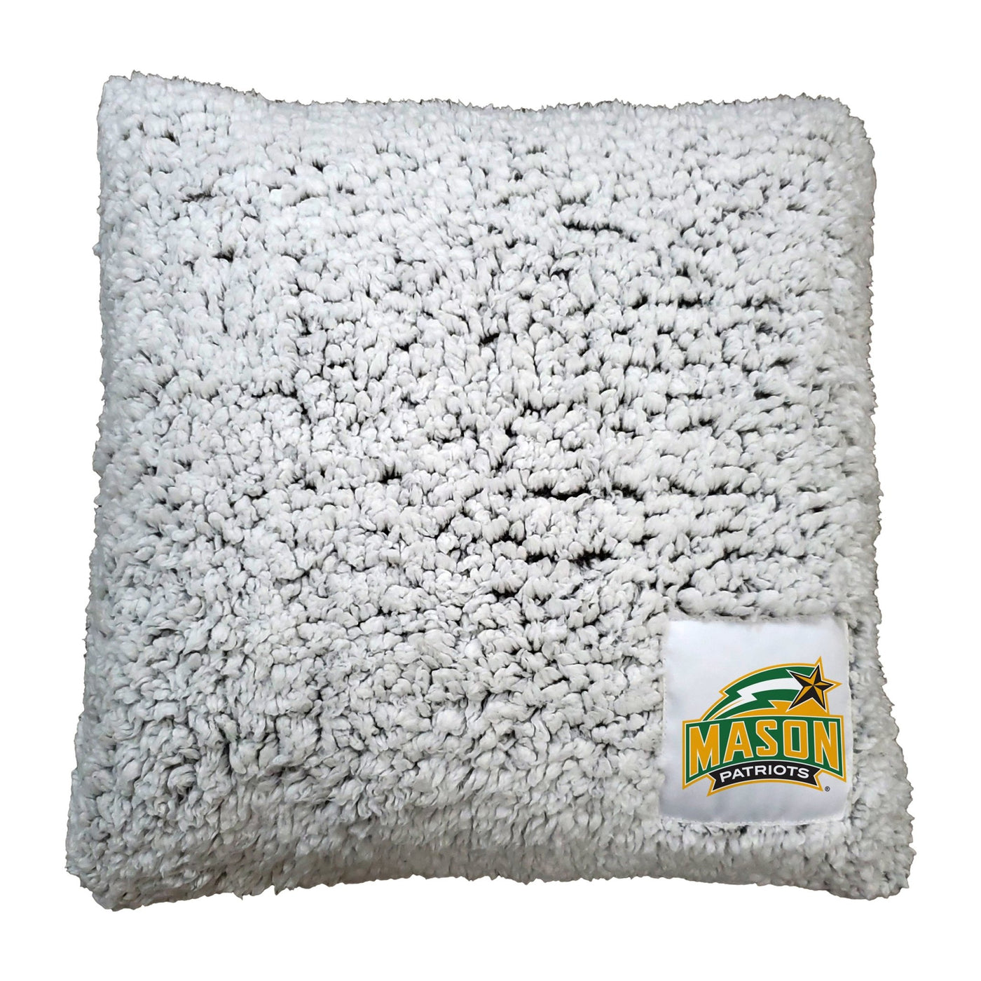 George Mason Frosty Throw Pillow - Logo Brands