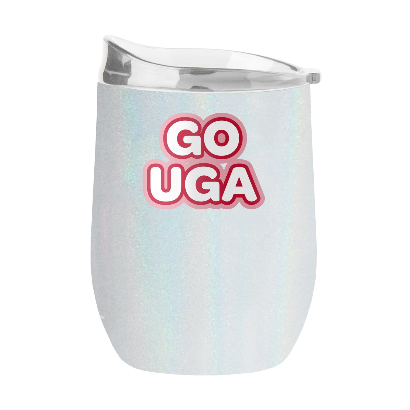 Georgia 16oz Bubble Iridescent Curved Tumbler - Logo Brands