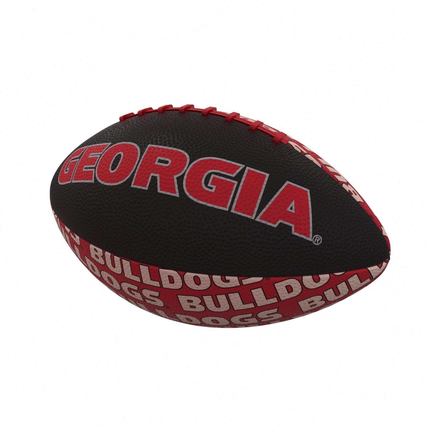 Georgia Repeating Mini-Size Rubber Football - Logo Brands