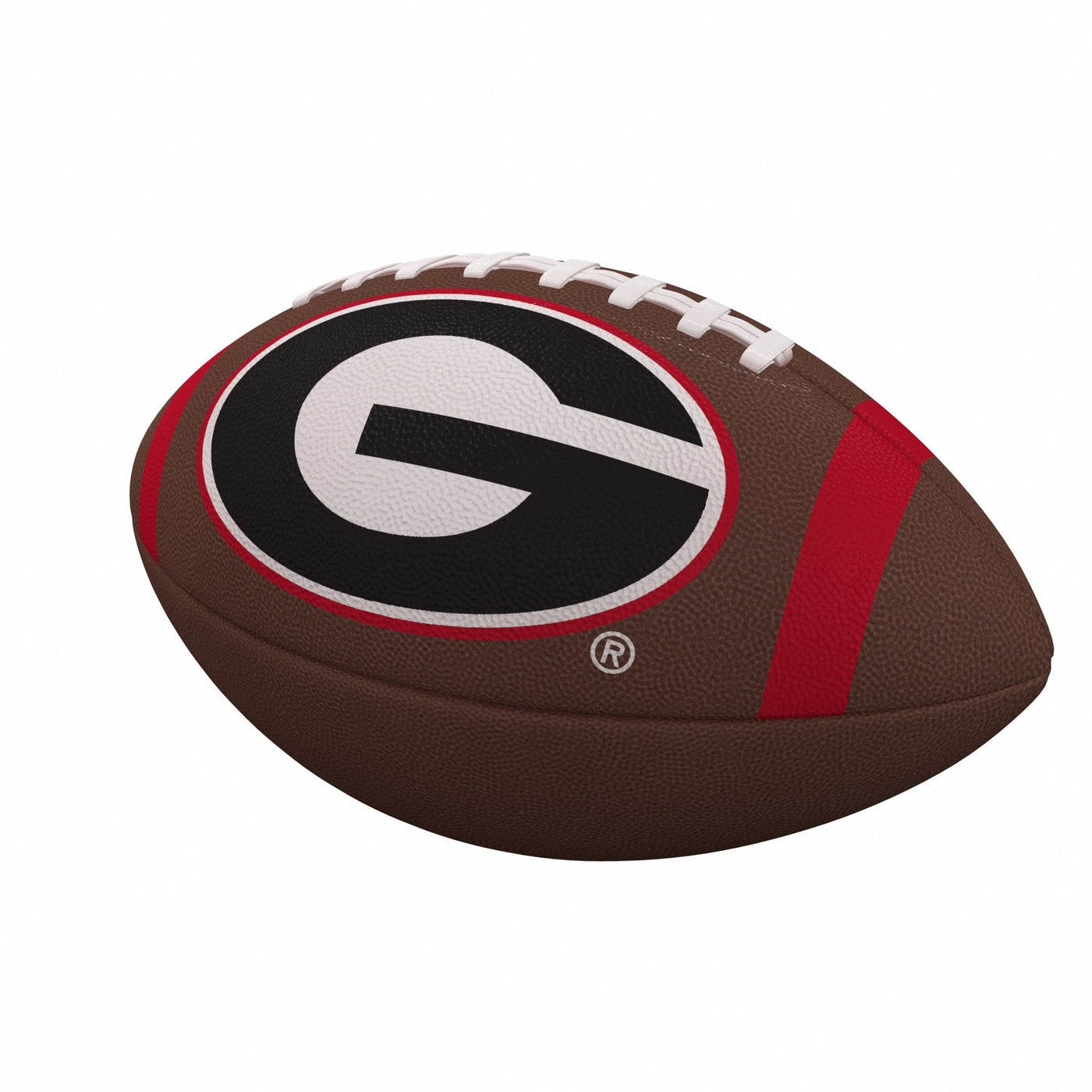 Georgia Team Stripe Full-Size Composite Football - Logo Brands