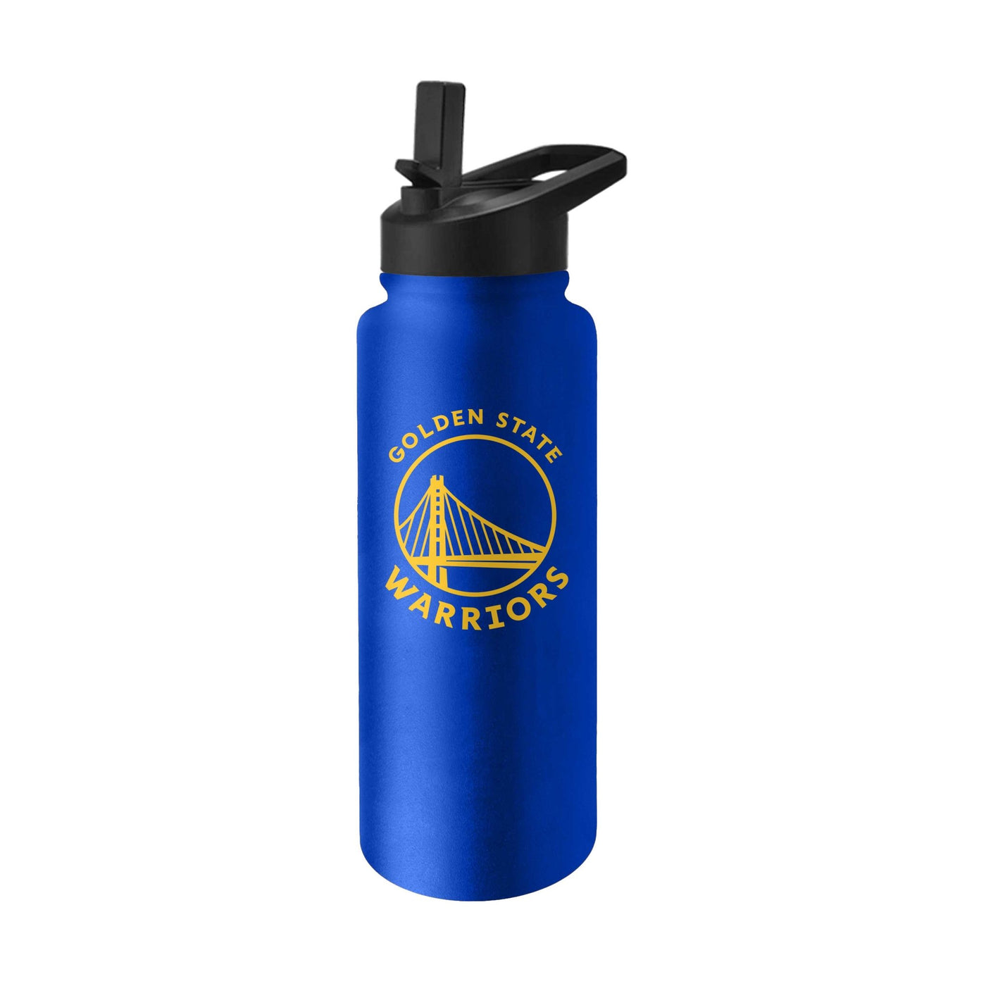 Golden State Warriors Quencher Logo Flip Top Water Bottle - Logo Brands