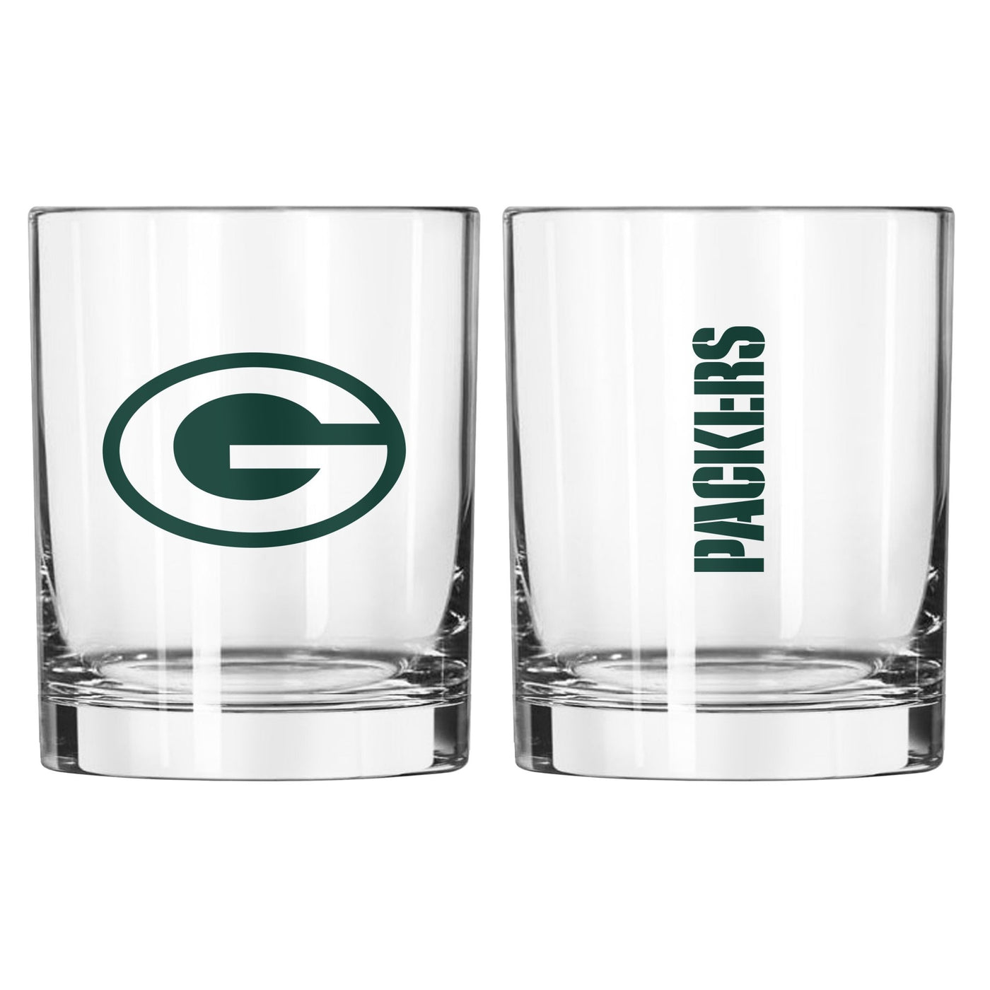 Green Bay Packers 14oz Gameday Rocks Glass - Logo Brands
