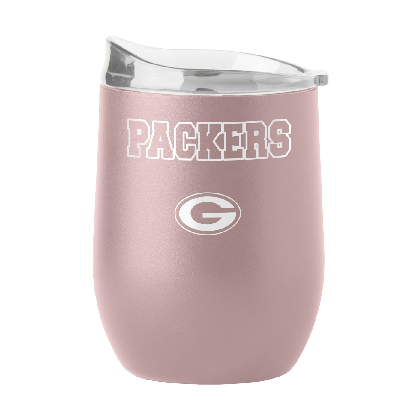 Green Bay Packers 16oz Stencil Powder Coat Curved Beverage - Logo Brands