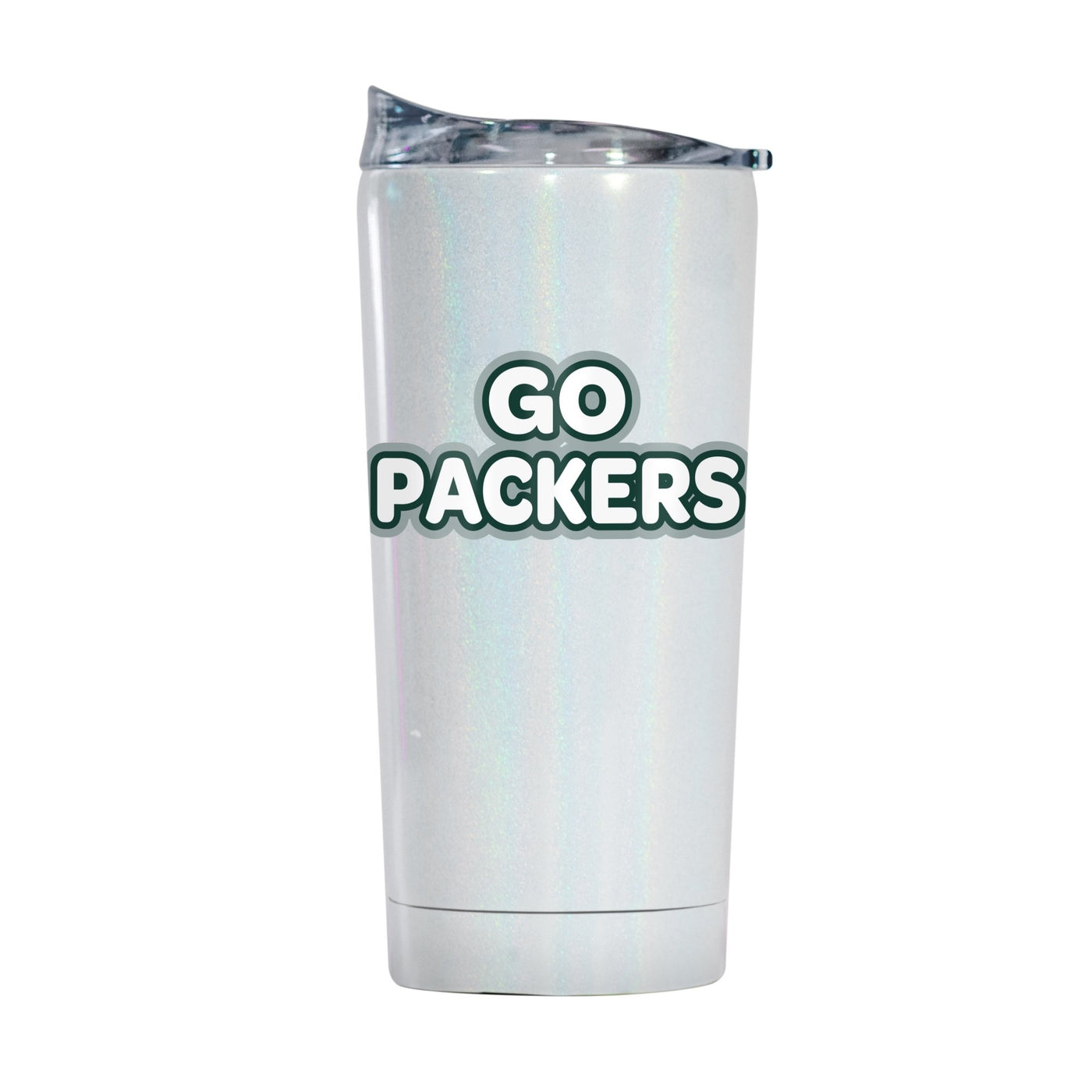 Green Bay Packers 20oz Bubble Iridescent Tumbler - Logo Brands