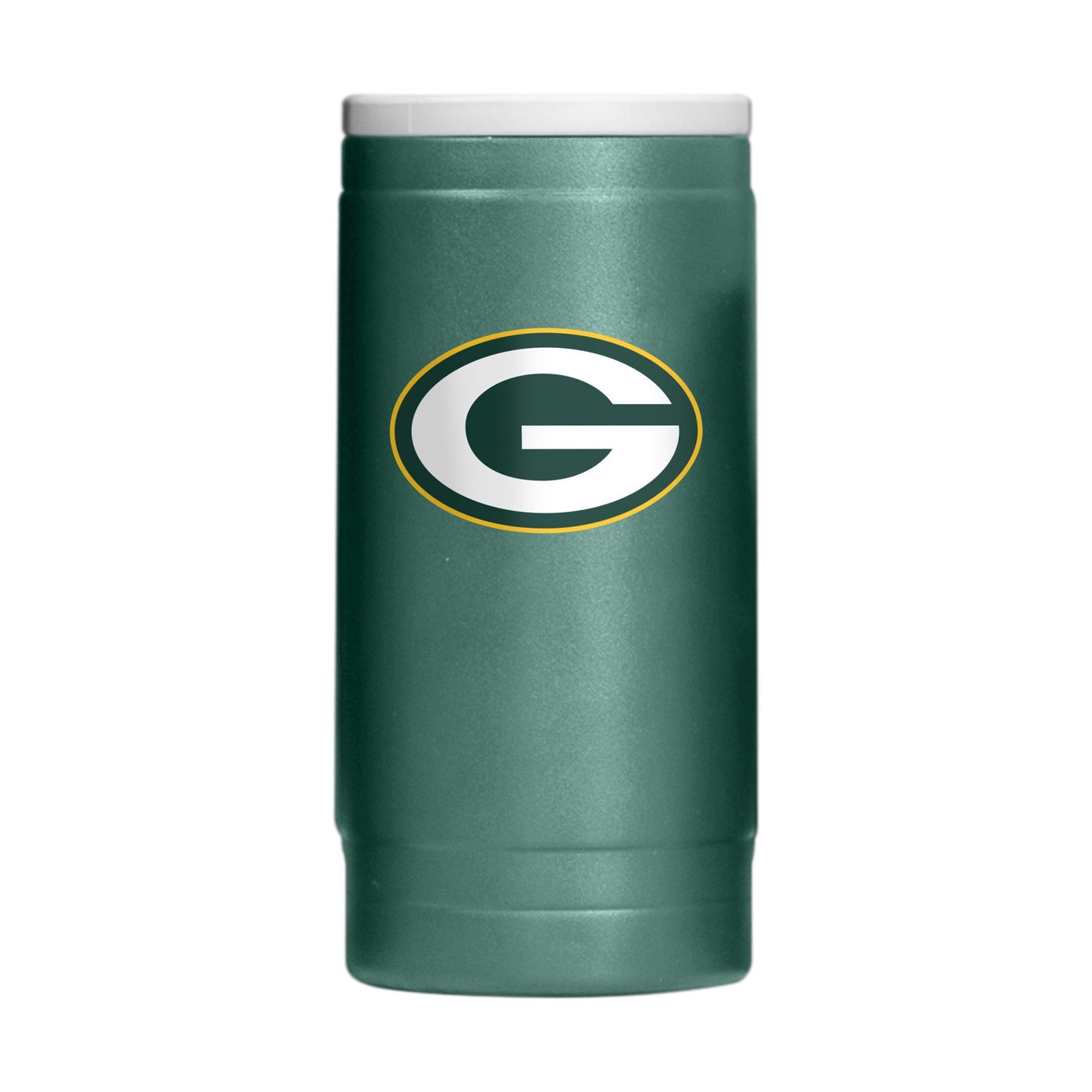 Green Bay Packers Flipside Powder Coat Slim Can Coolie - Logo Brands