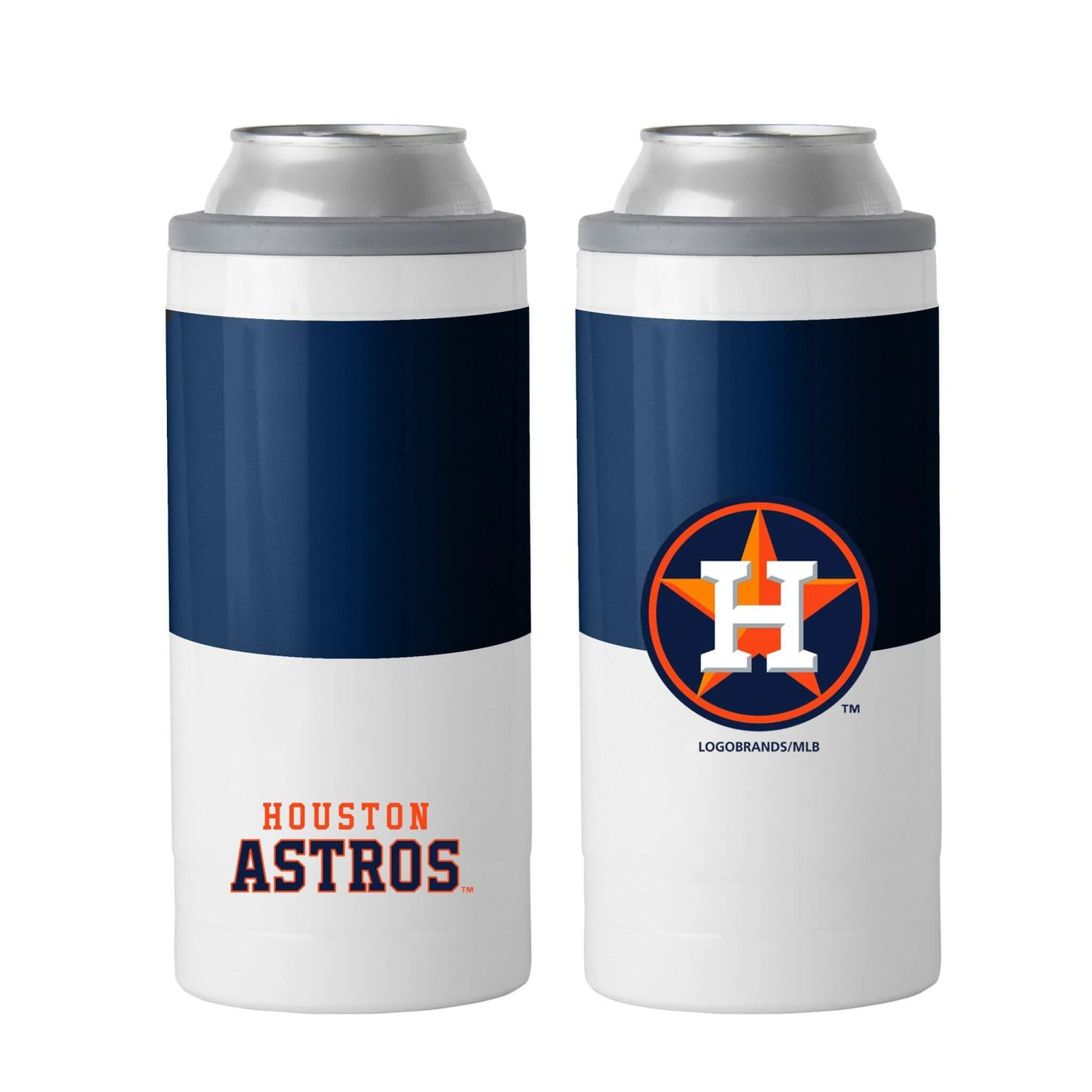 Houston Astros 12oz Colorblock Slim Can Coolie - Logo Brands