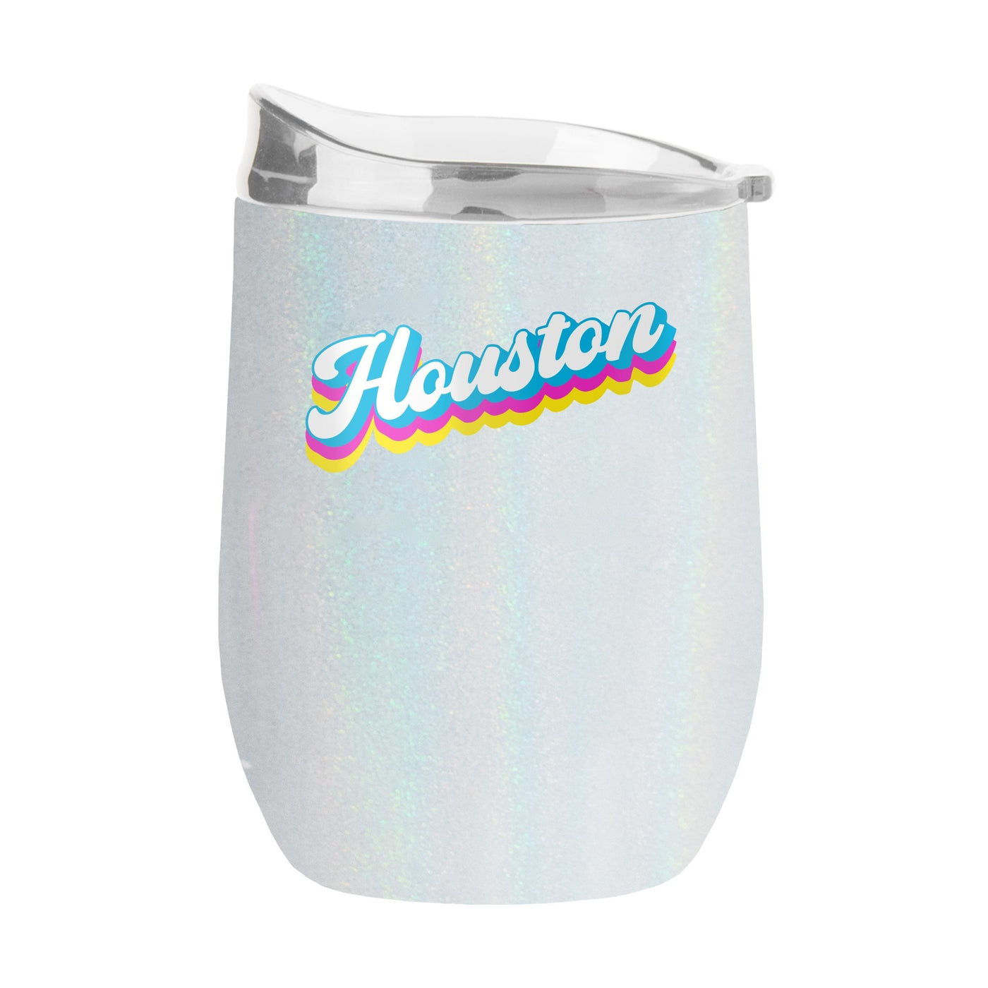 Houston Astros 16oz Shadow Iridescent Curved Tumbler - Logo Brands