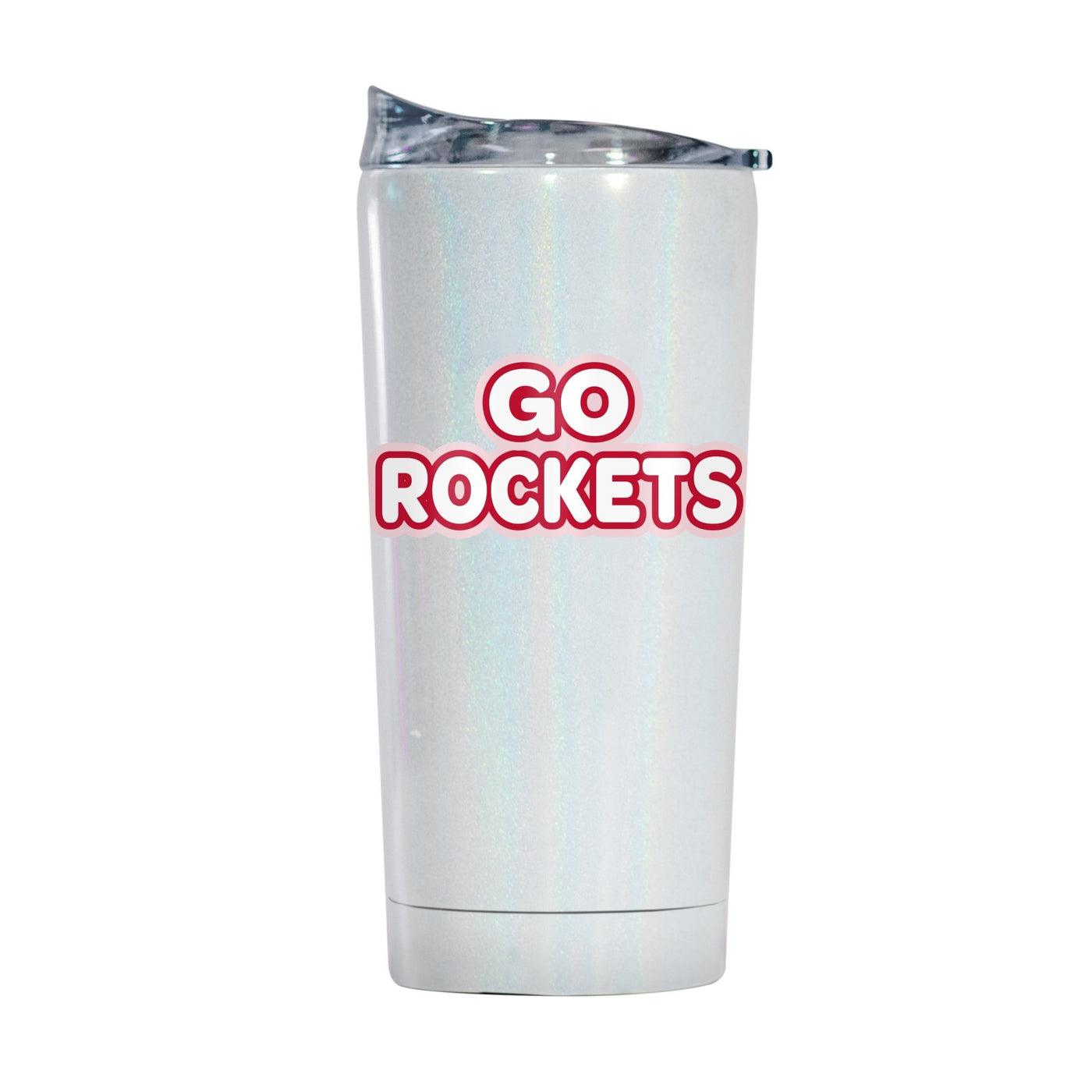 Houston Rockets 20oz Bubble Iridescent Tumbler - Logo Brands