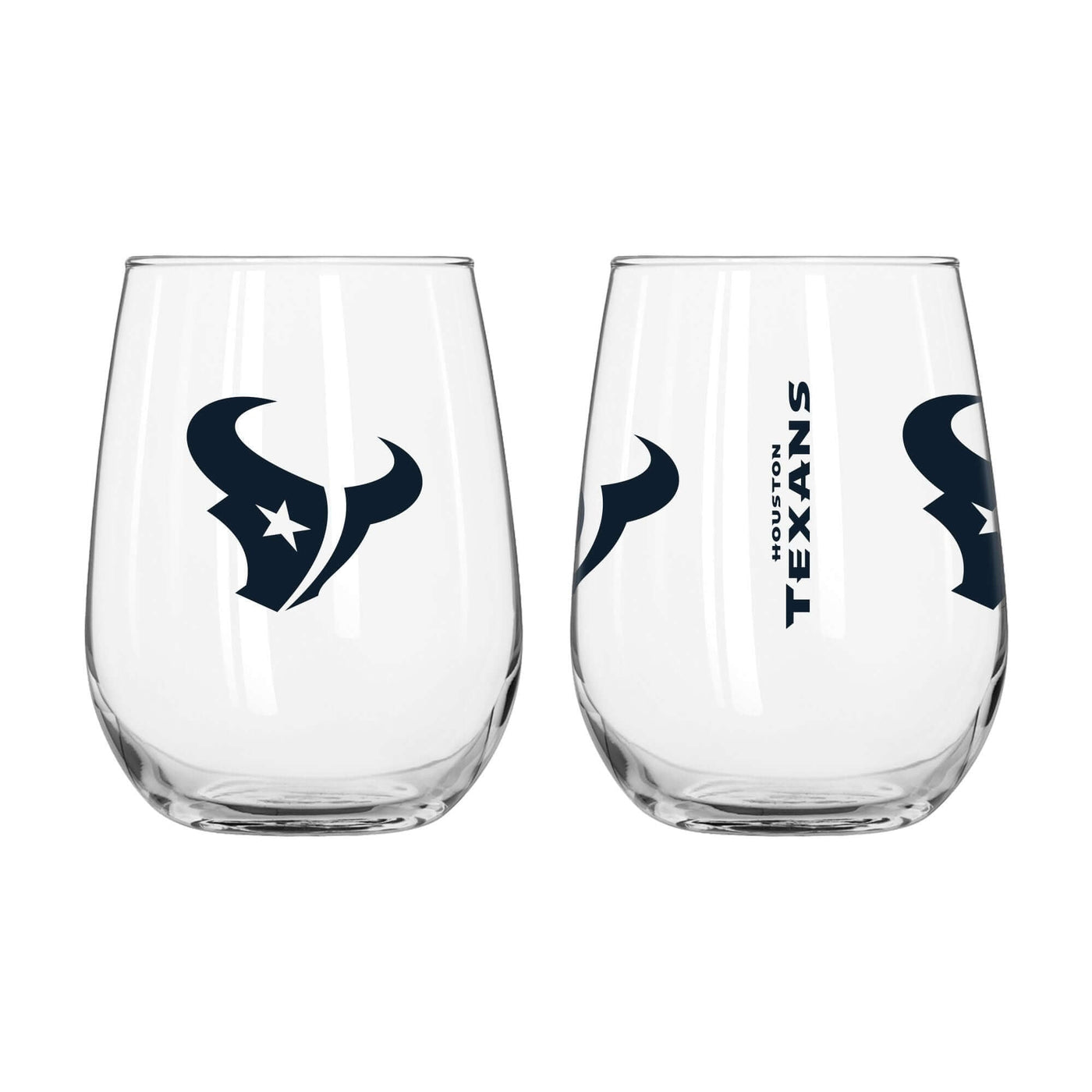 Houston Texans 16oz Gameday Curved Beverage Glass - Logo Brands