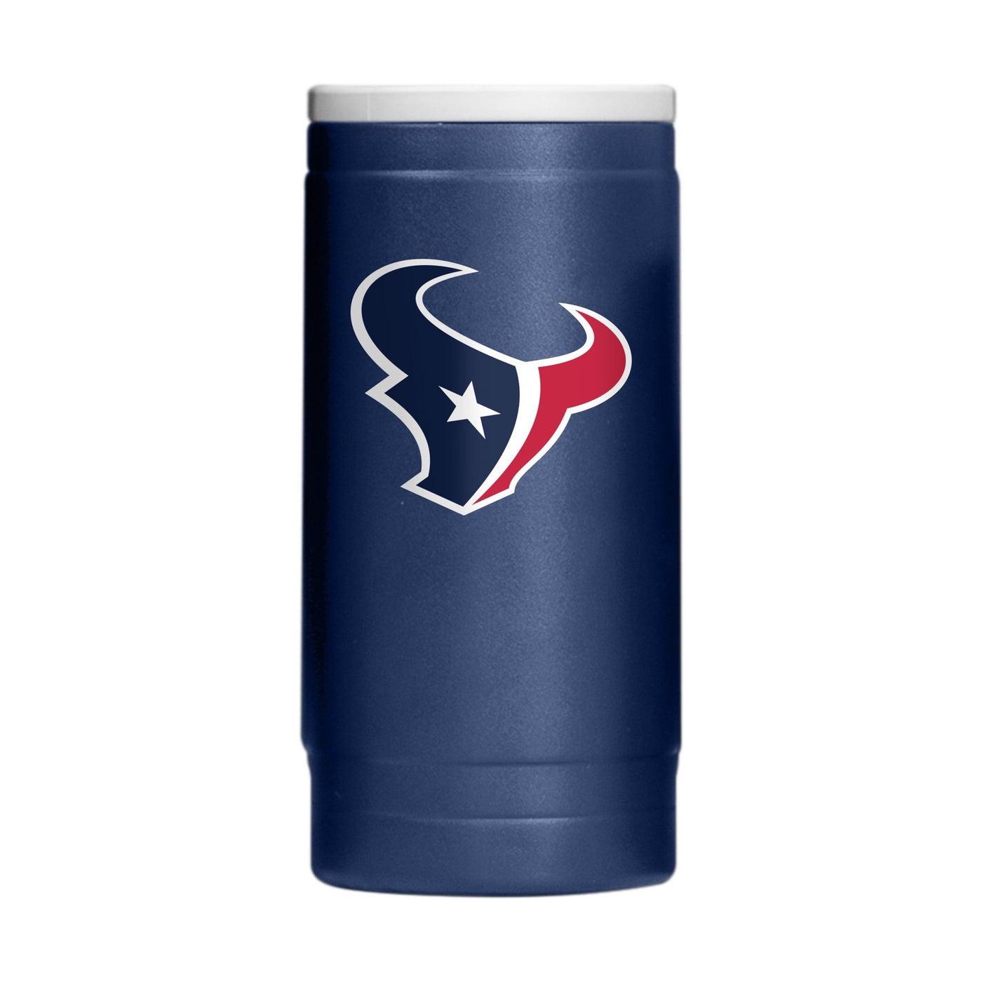 Houston Texans Flipside Powder Coat Slim Can Coolie - Logo Brands