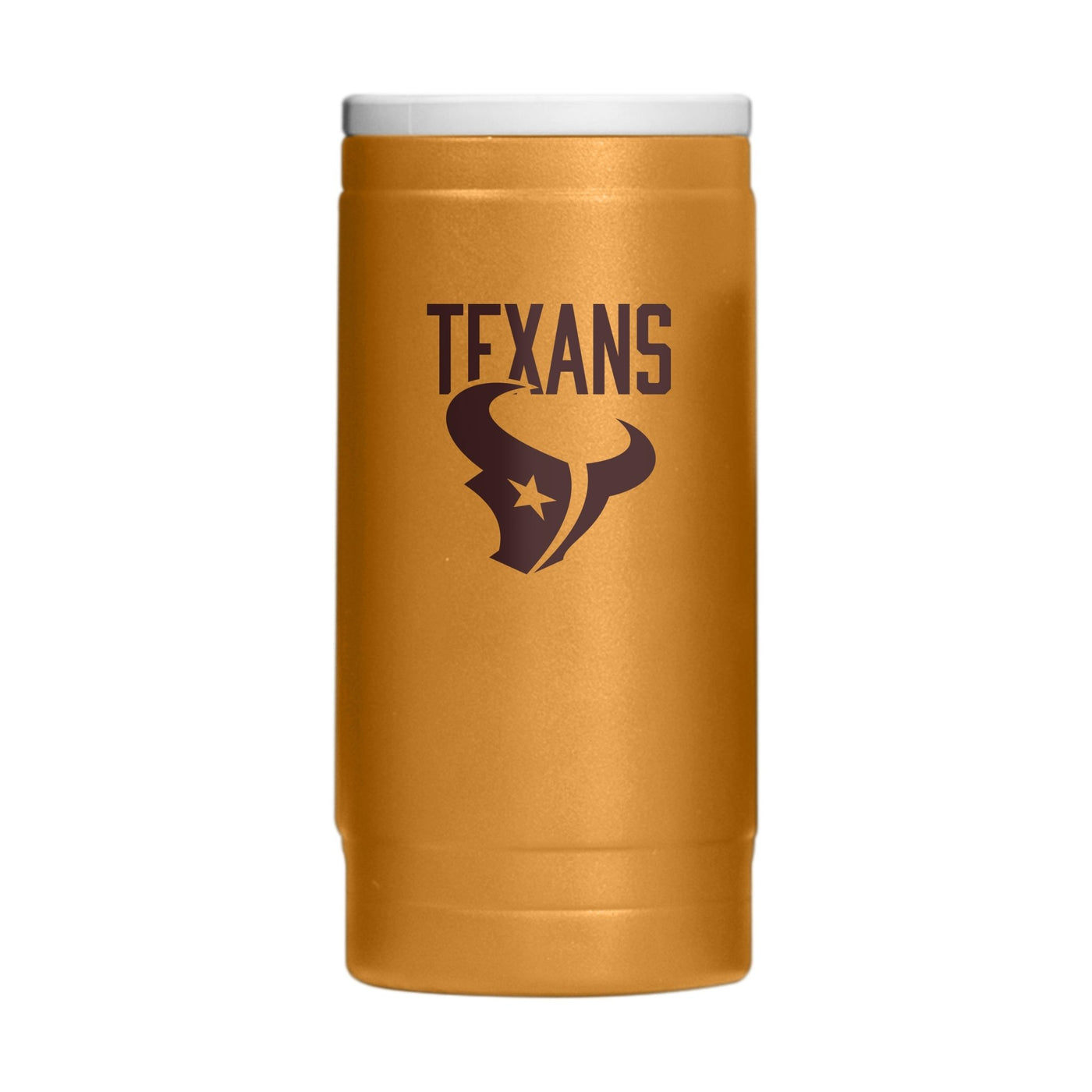 Houston Texans Huddle Powder Coat Slim Can Coolie - Logo Brands