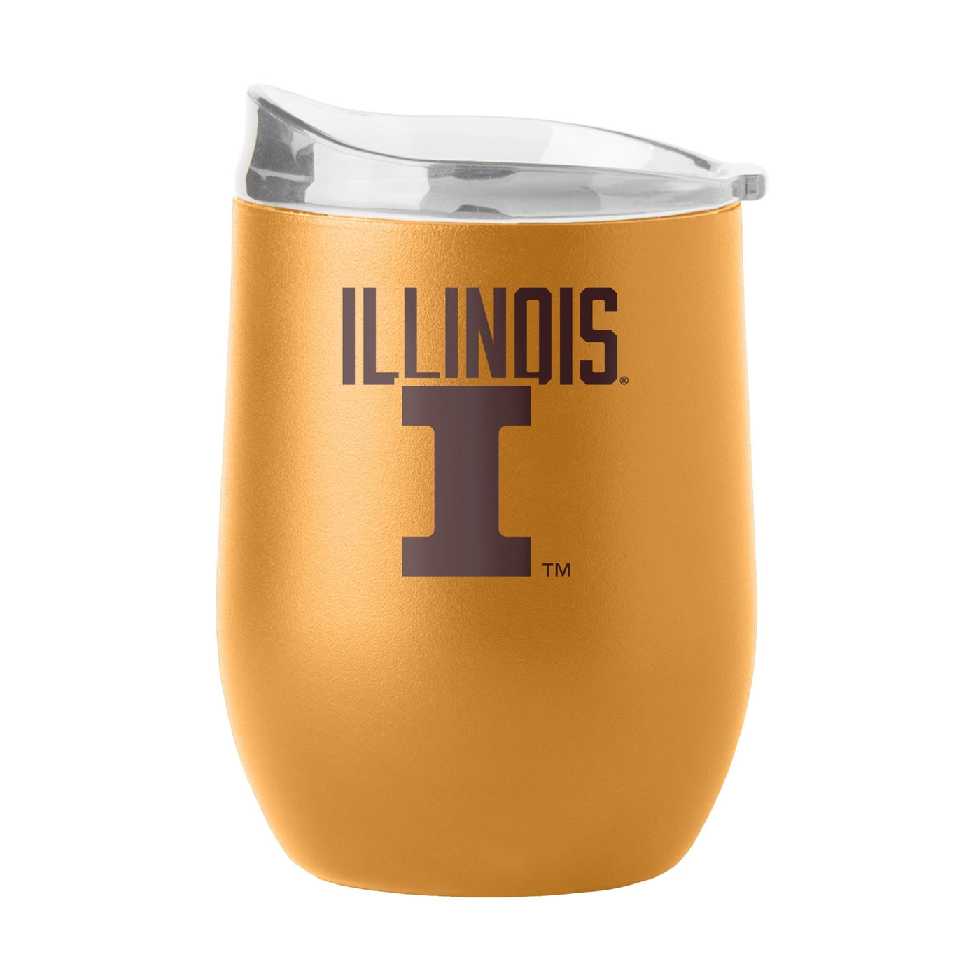 Illinois 16oz Huddle Powder Coat Curved Bev - Logo Brands