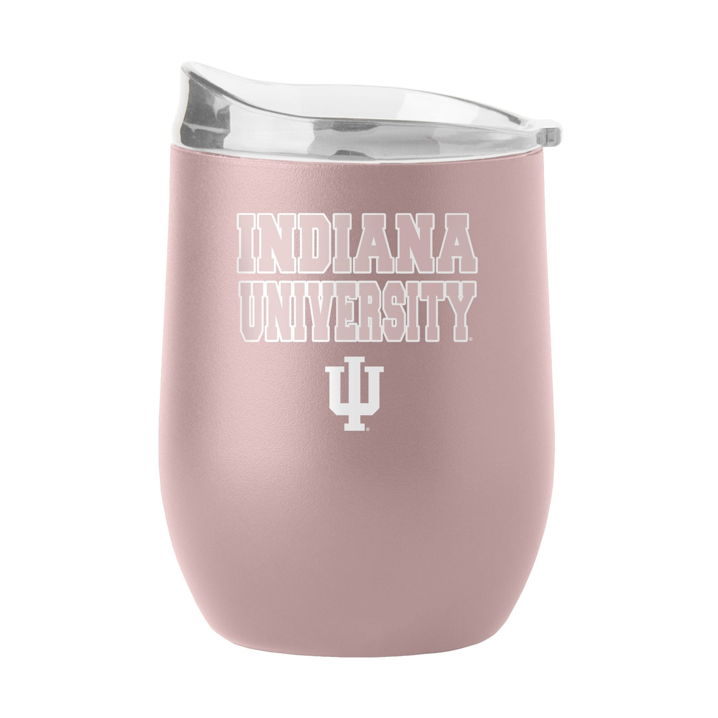 Indiana 16oz Stencil Powder Coat Curved Bev - Logo Brands