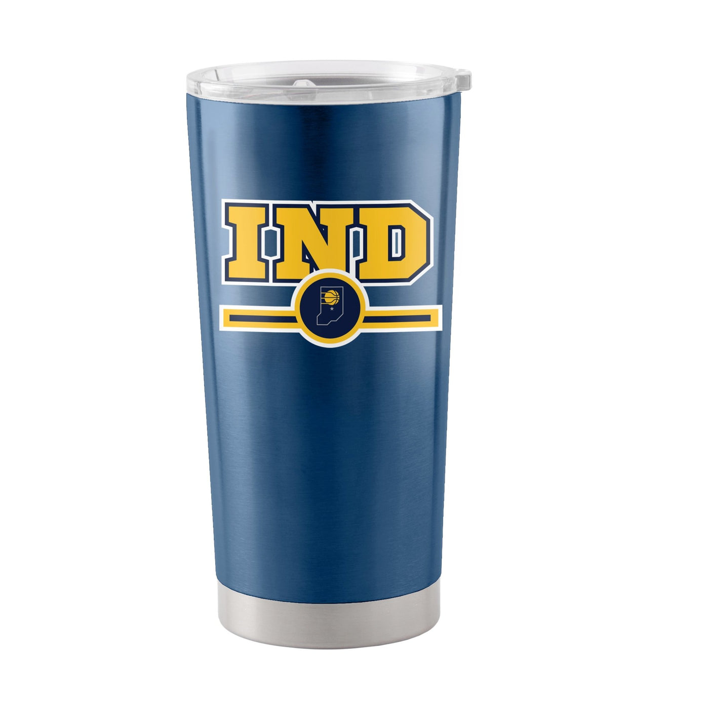 Indiana Pacers Letterman 20 oz Stainless Tumbler - Logo Brands