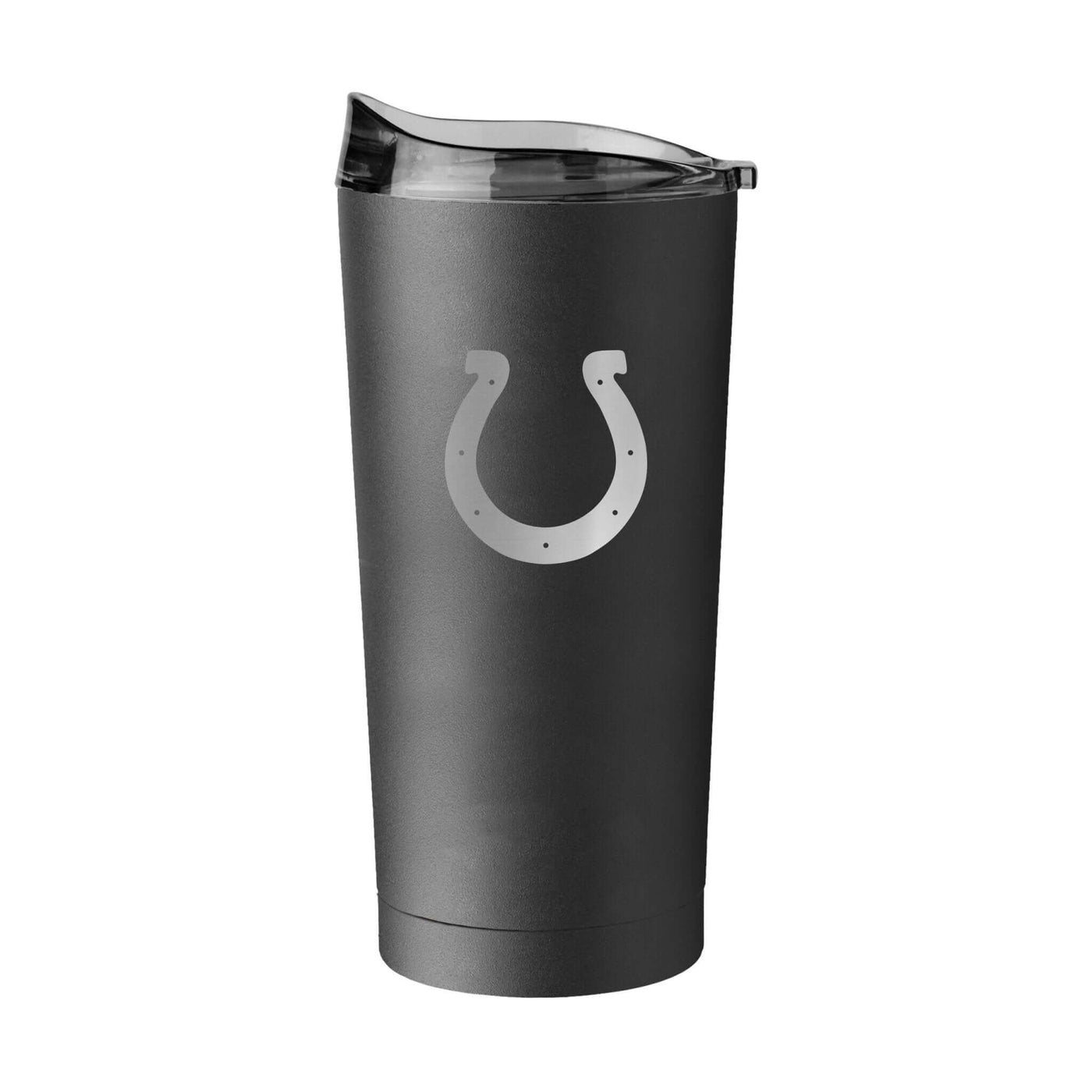 Indianapolis Colts 20oz Etch Black Powder Coat Tumbler - Logo Brands