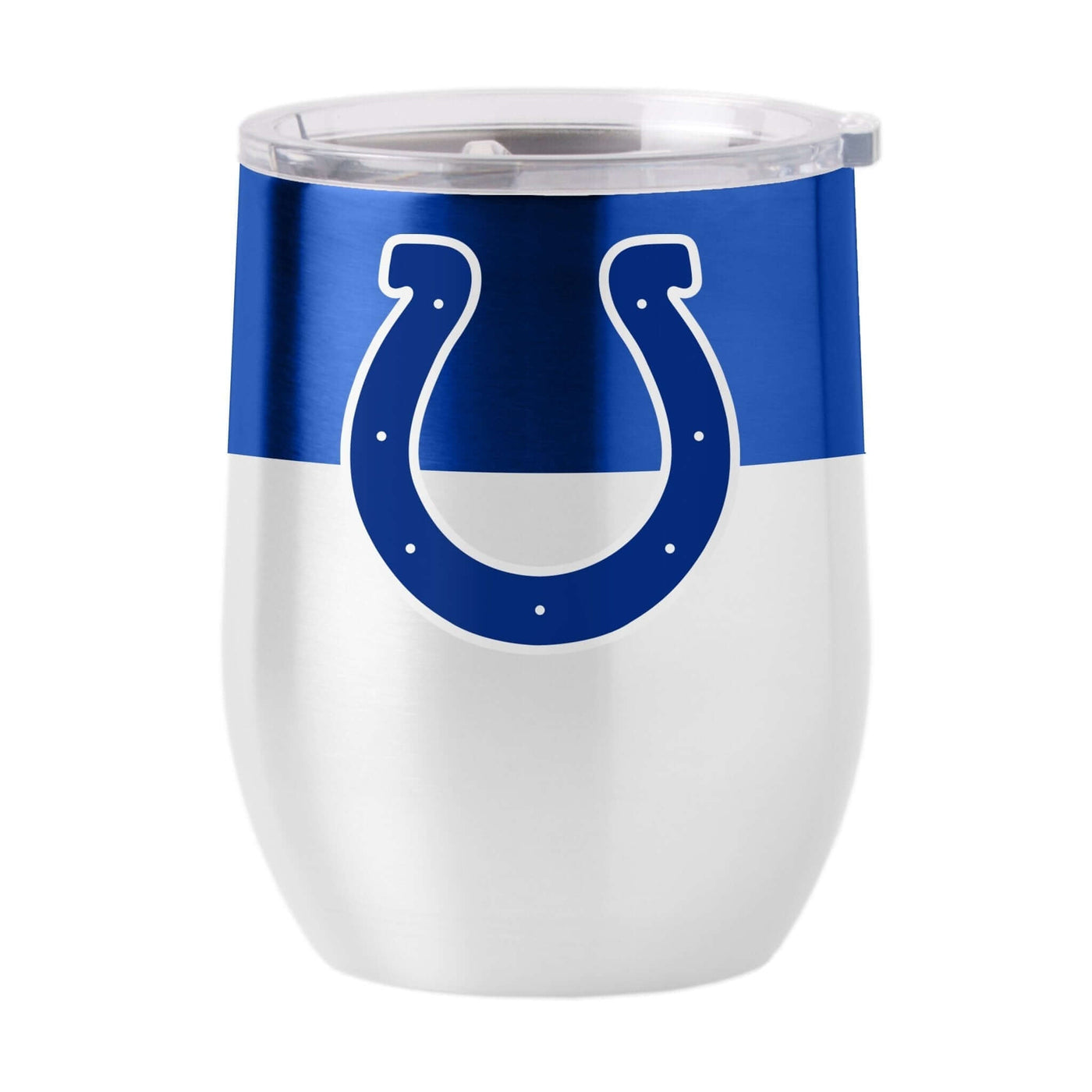 Indianapolis Colts Colorblock 16oz Stainless Curved Beverage - Logo Brands