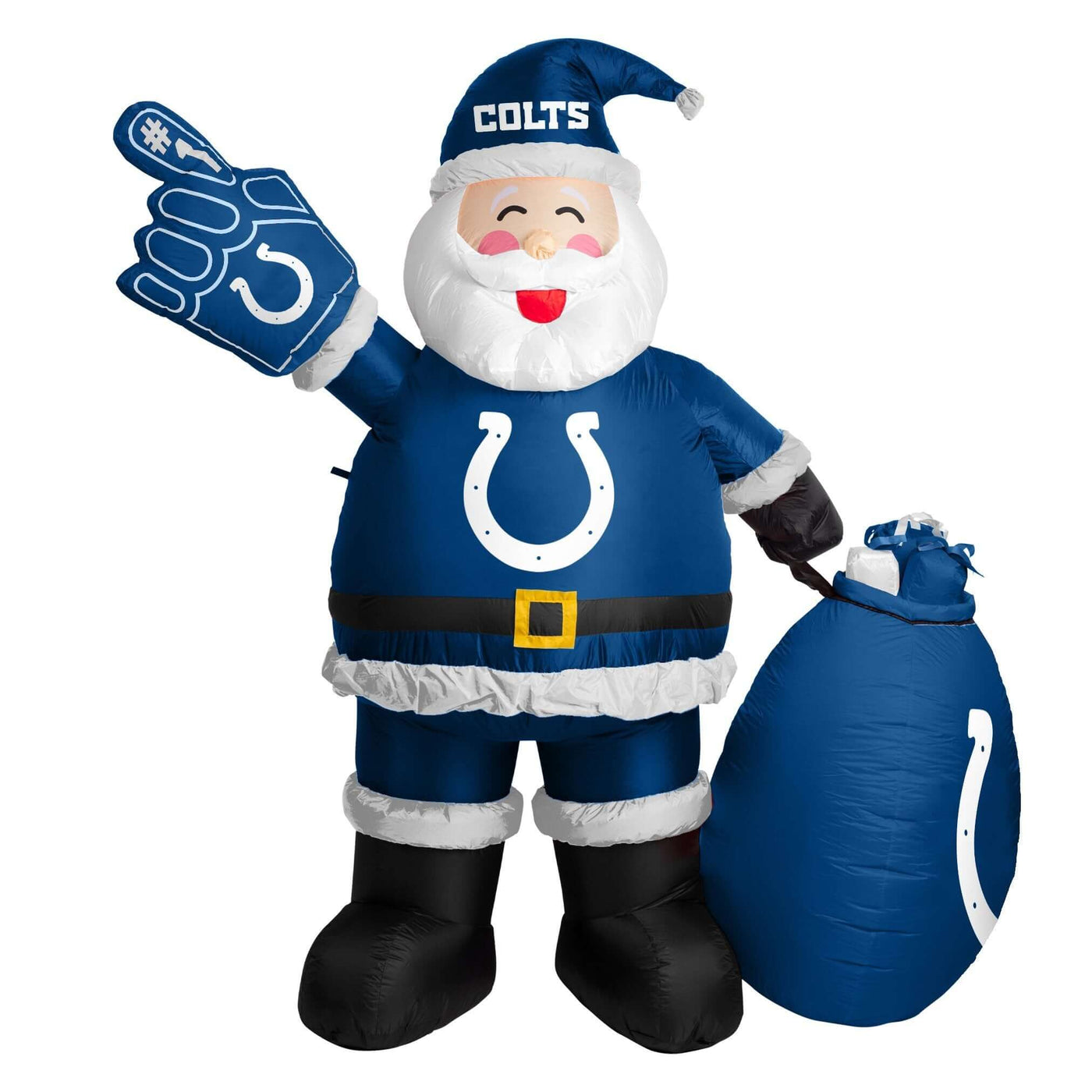 Indianapolis Colts Santa Clause Yard Inflatable - Logo Brands