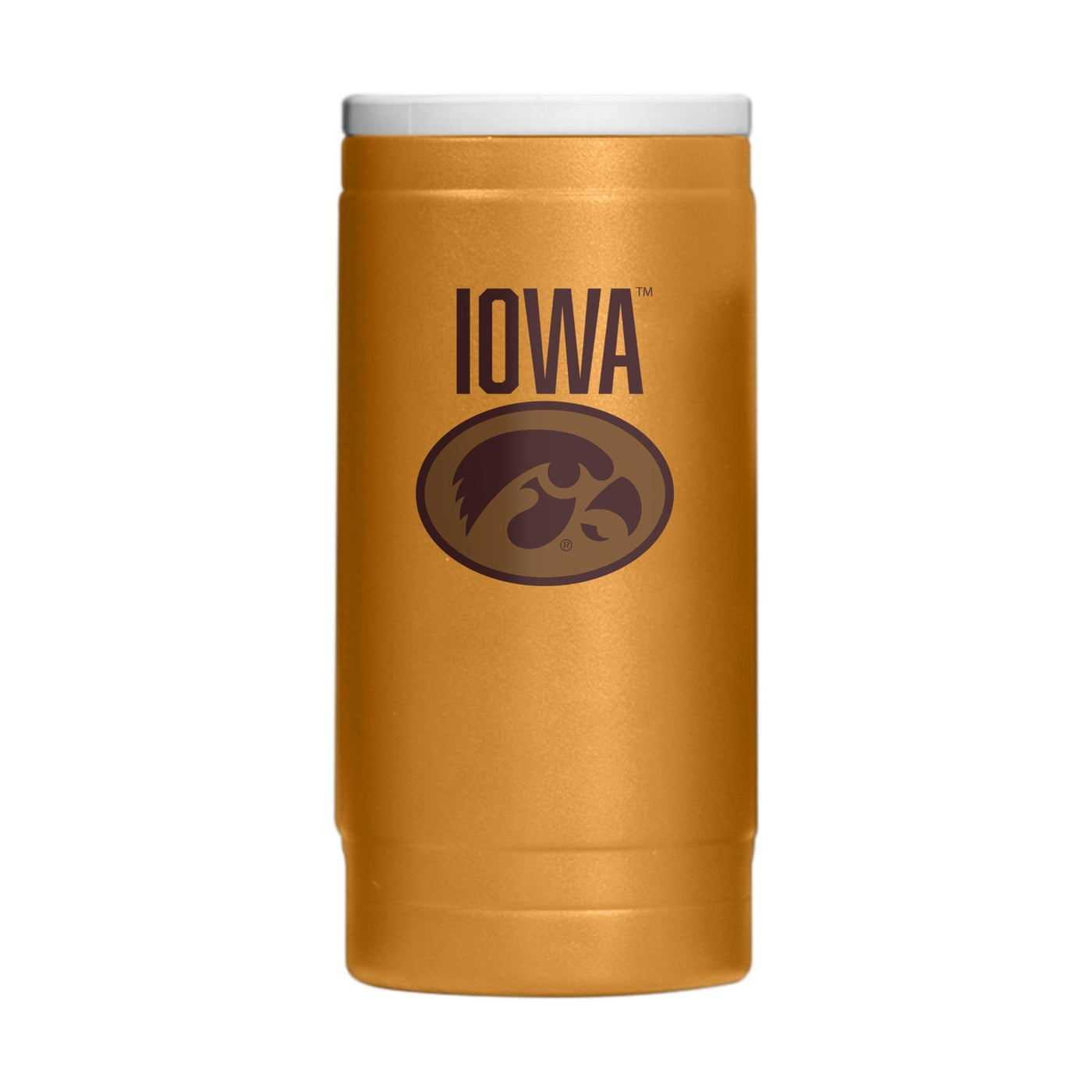 Iowa Huddle Powder Coat Slim Can Coolie - Logo Brands