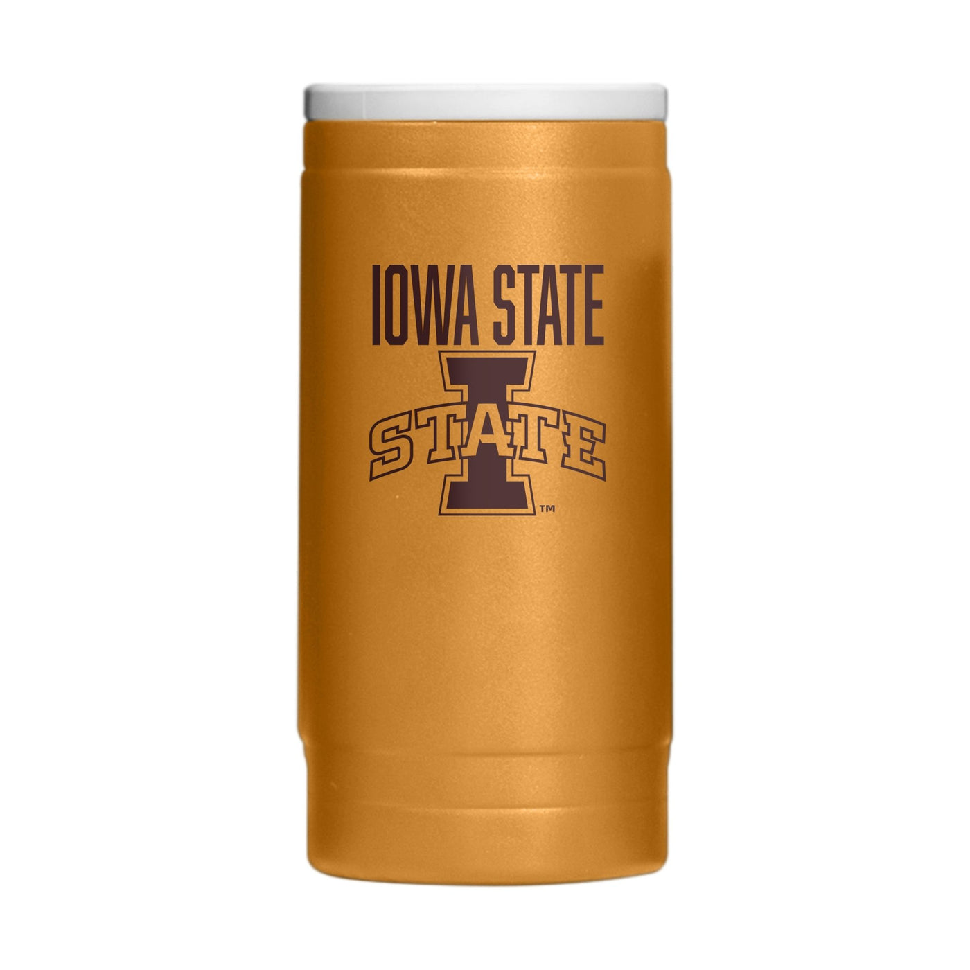 Iowa State Huddle Powder Coat Slim Can Coolie - Logo Brands
