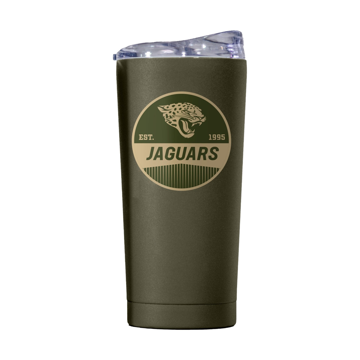 Jacksonville Jaguars 20oz Badge Powder Coat Tumbler - Logo Brands